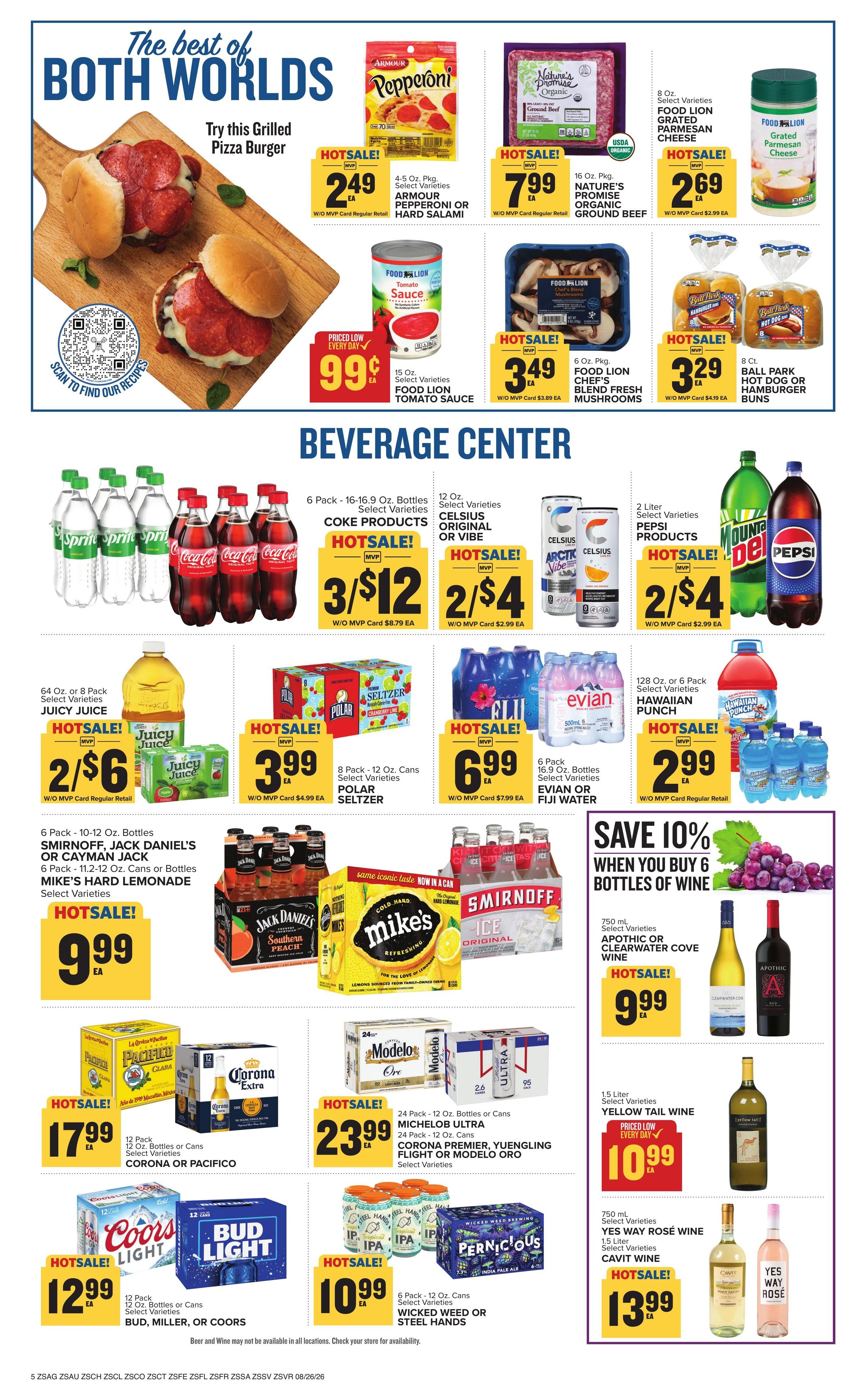 Food Lion (Trenton Area, SC) Weekly Ad August 26 - September 1, 2026
