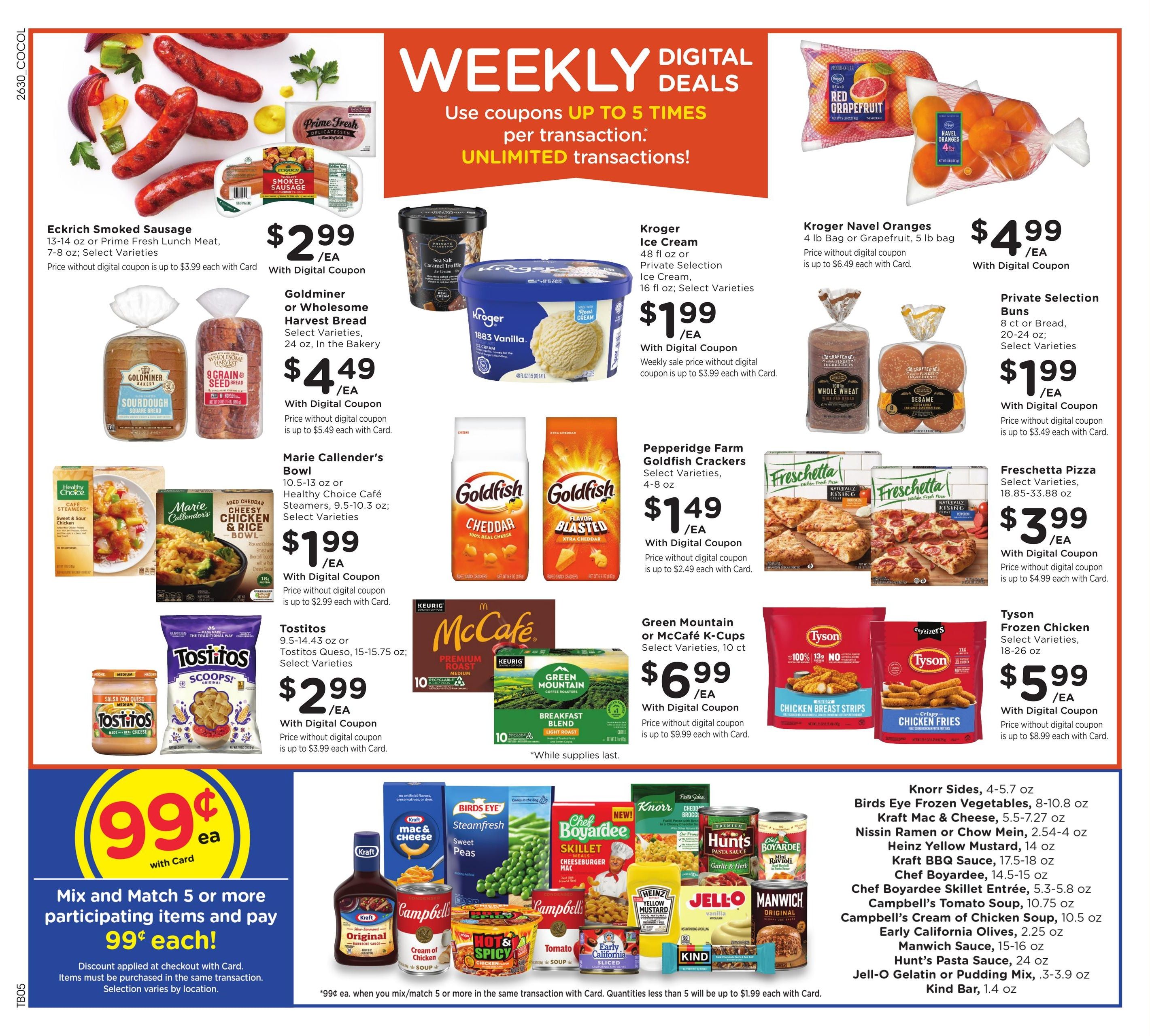 Kroger (Glen Dale-Short Creek Area, WV) Weekly Ad August 26 - September 1, 2026