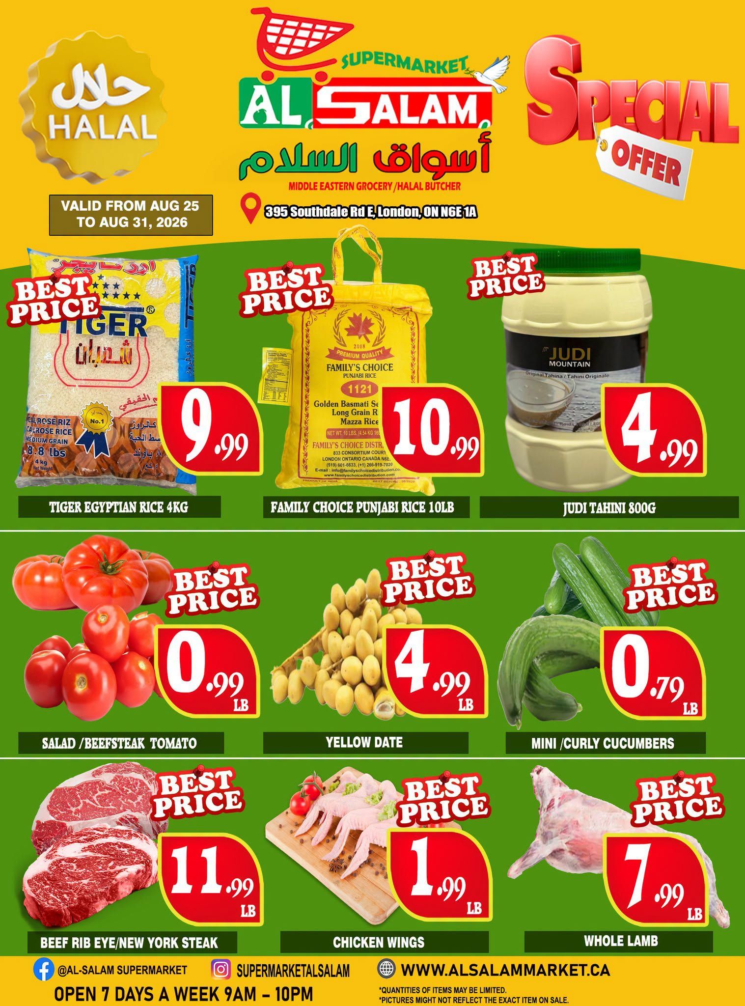 Al-Salam Supermarket Flyer August 25 to 31