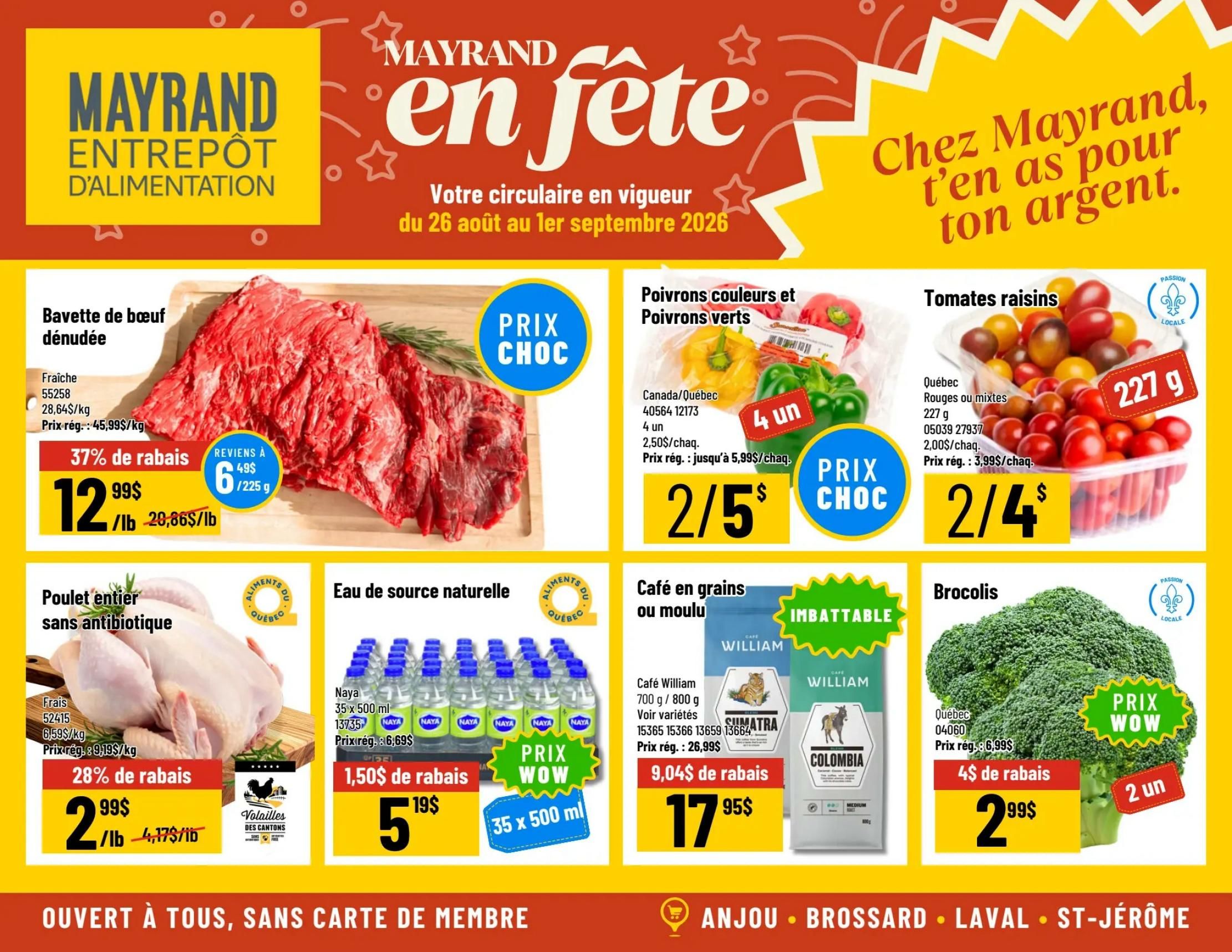Mayrand Flyer August 26 to September 1