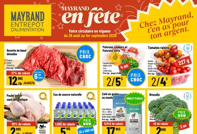 Mayrand Flyer August 26 to September 1