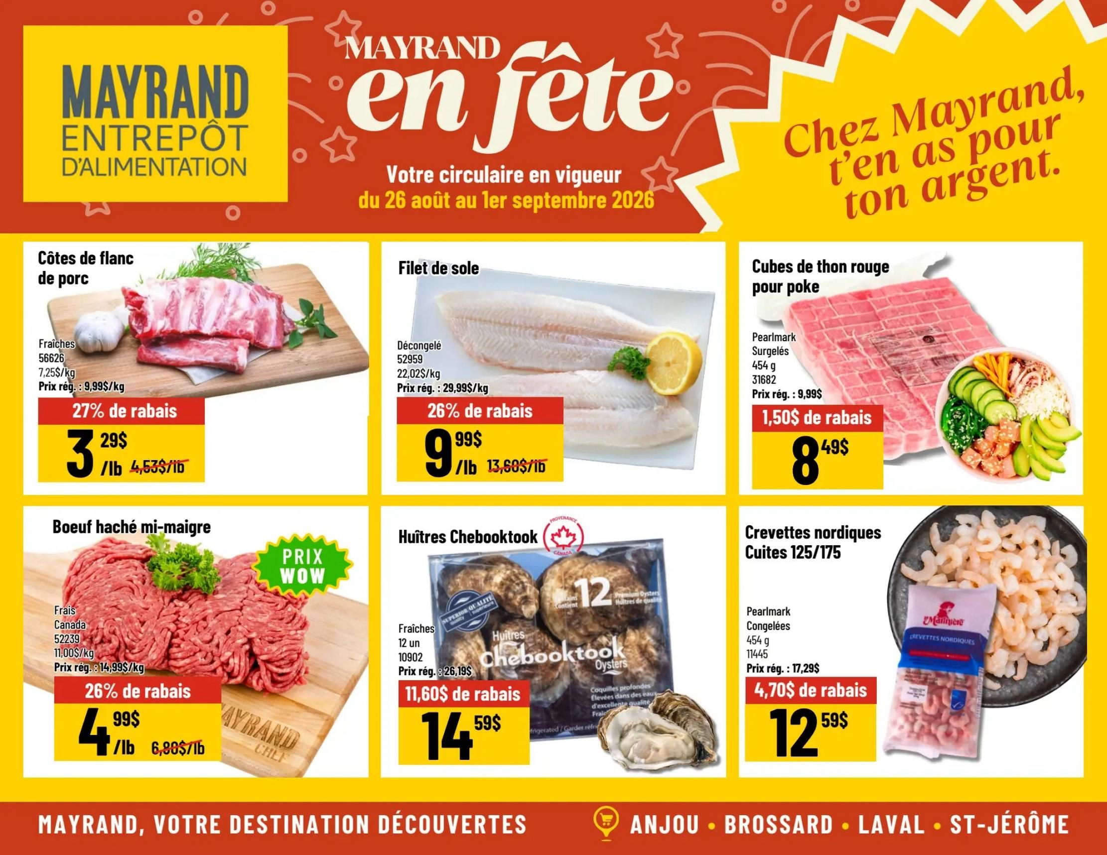 Mayrand Flyer August 26 to September 1