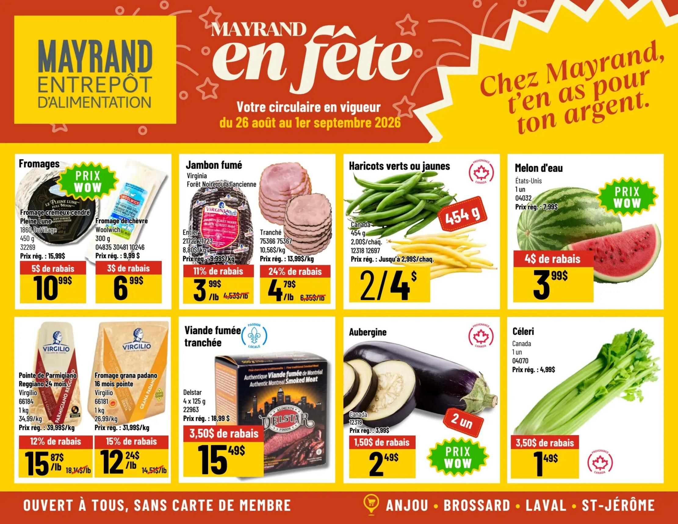 Mayrand Flyer August 26 to September 1