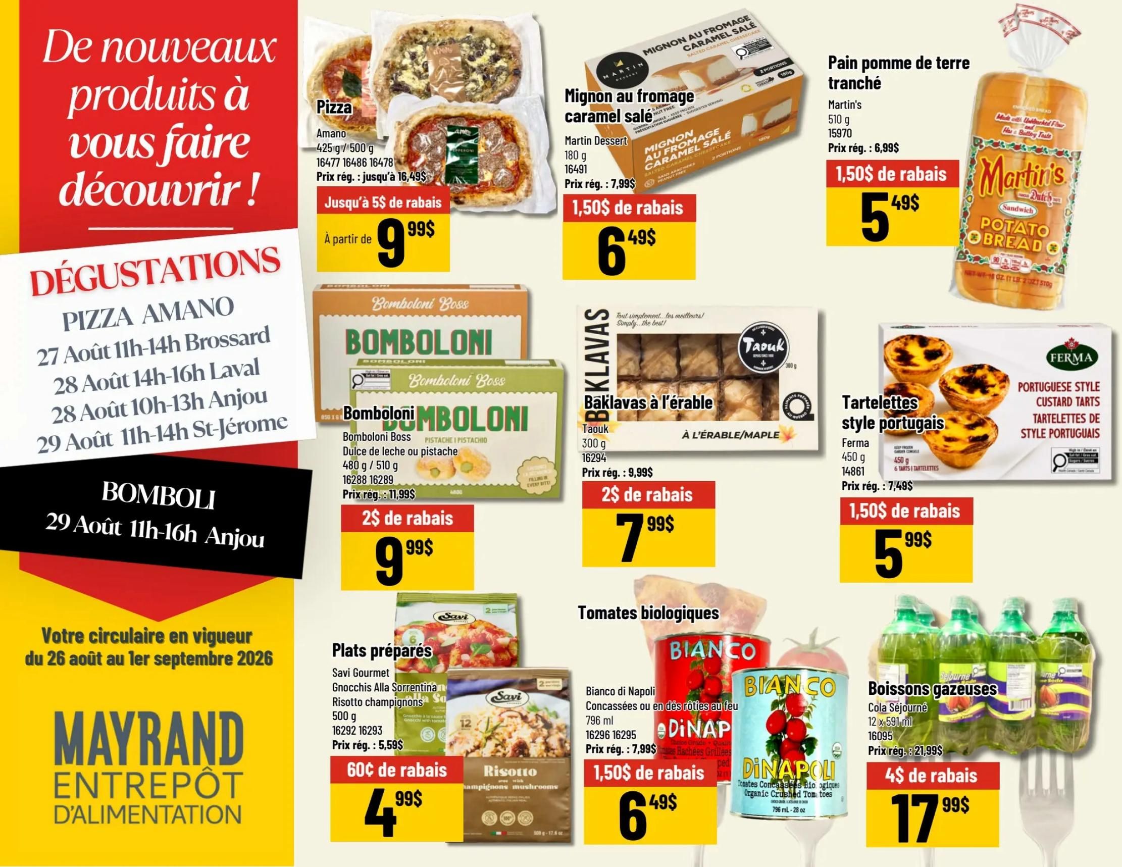 Mayrand Flyer August 26 to September 1