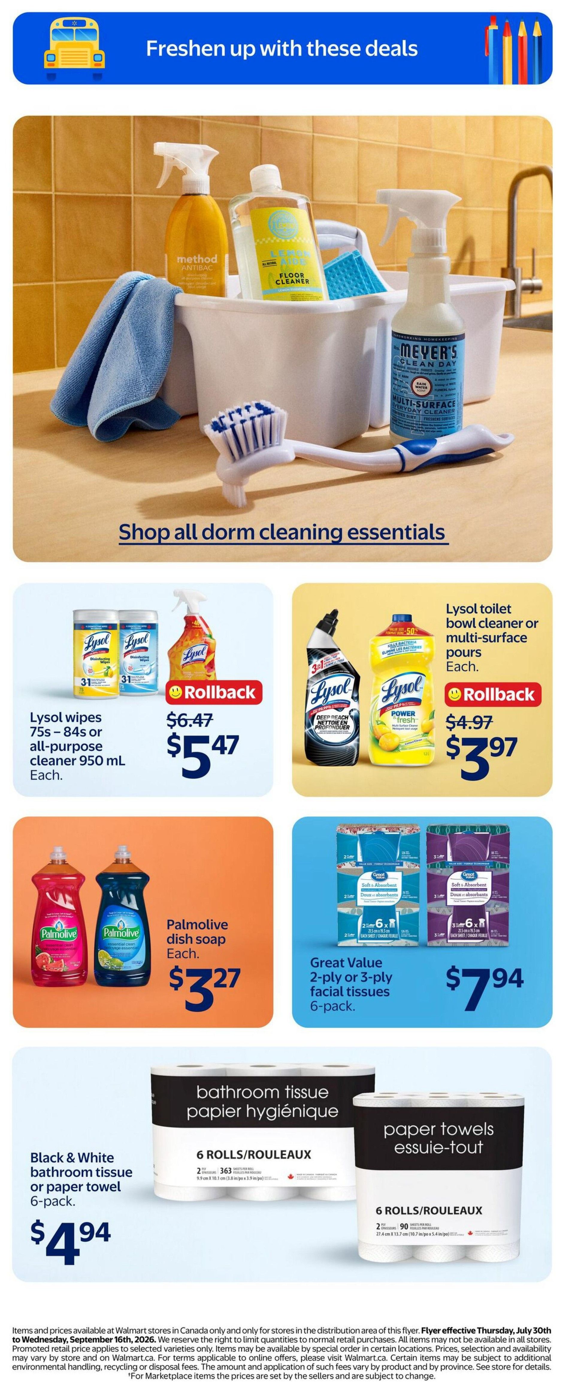 Walmart (West) Flyer August 27 to September 2