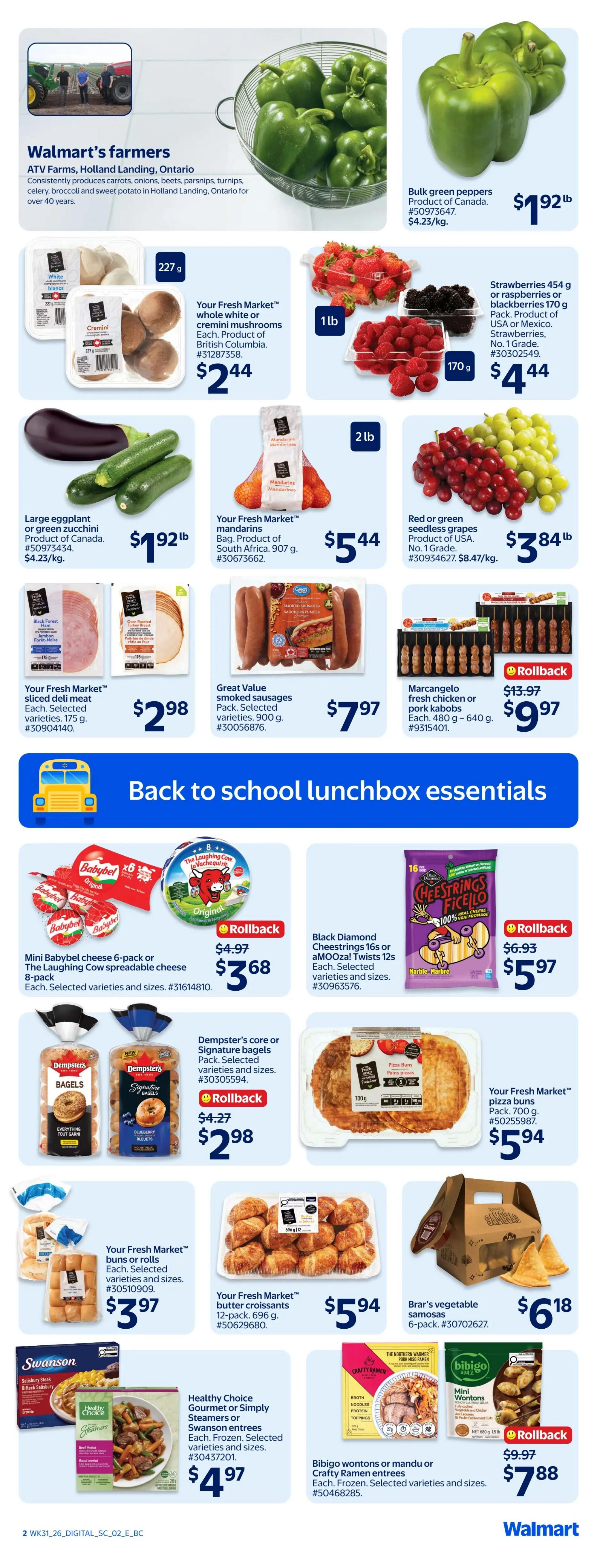 Walmart (West) Flyer August 27 to September 2