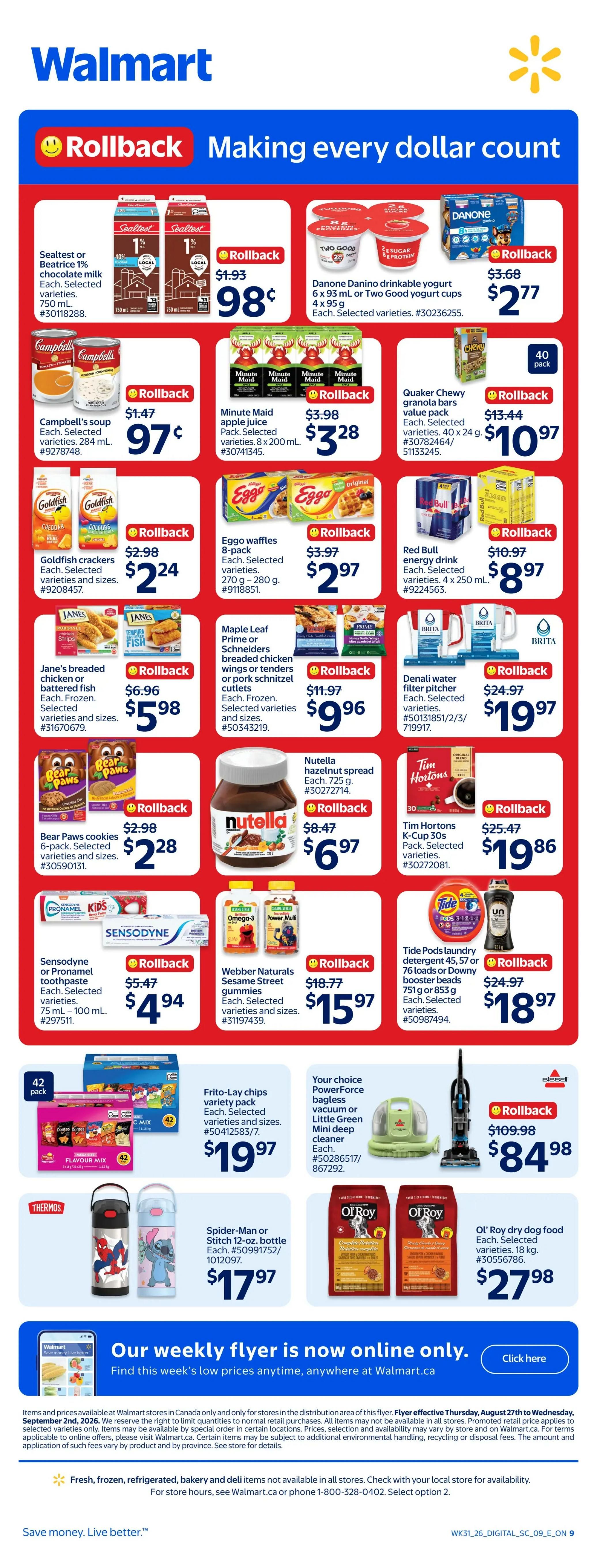 Walmart (ON) Flyer August 27 to September 2