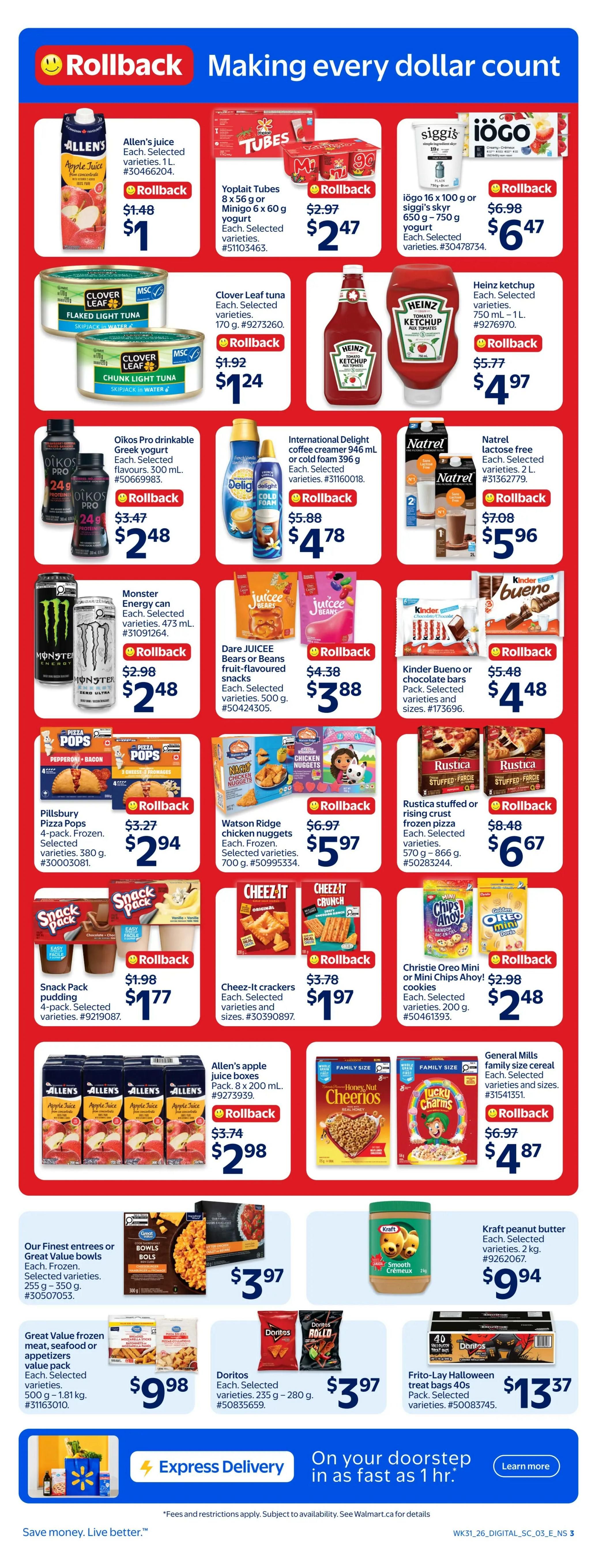 Walmart (Atlantic) Flyer August 27 to September 2