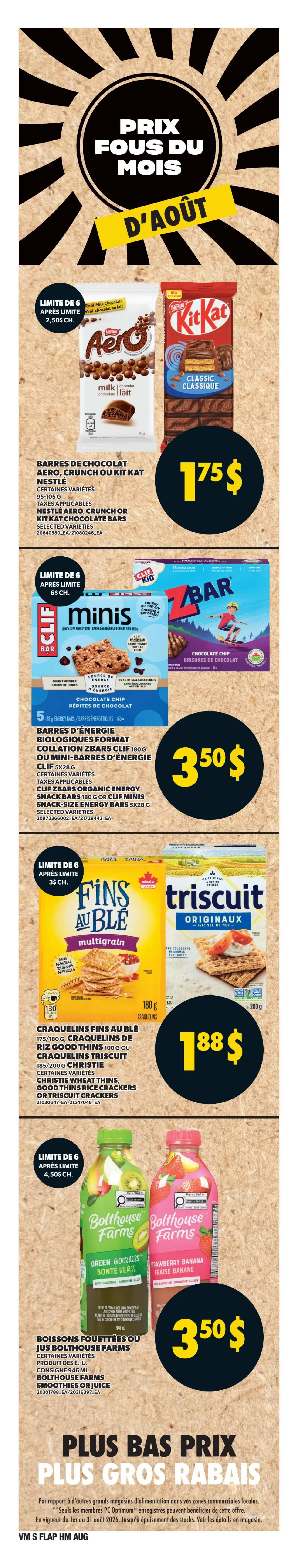 Valu-mart Flyer August 27 to September 2