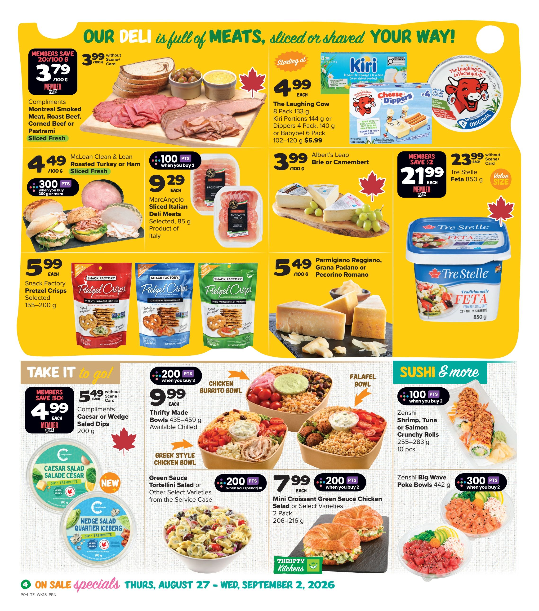 Thrifty Foods Flyer August 27 to September 2