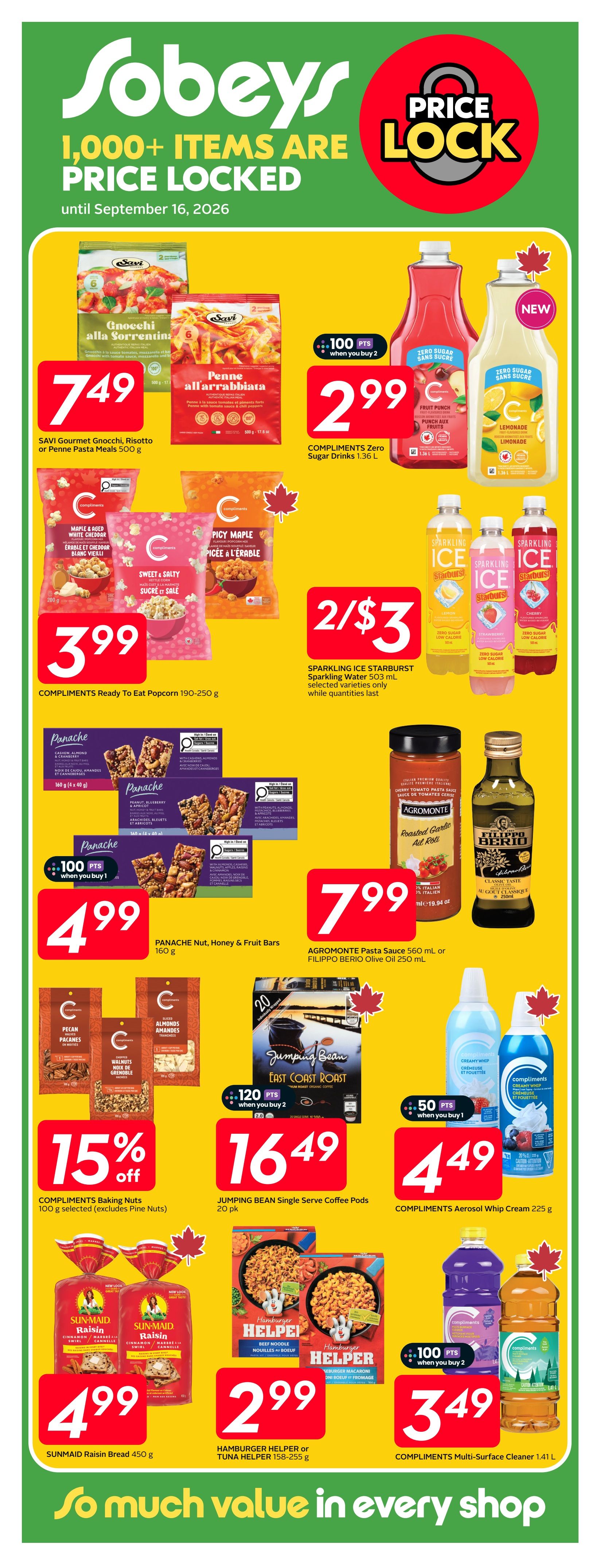 Sobeys (Atlantic) Flyer August 27 to September 2