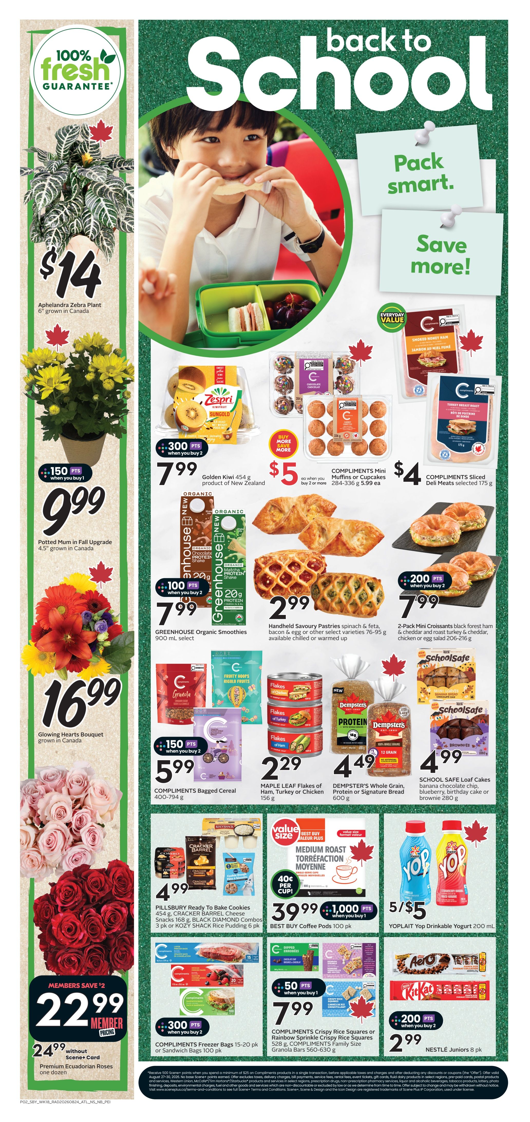 Sobeys (Atlantic) Flyer August 27 to September 2
