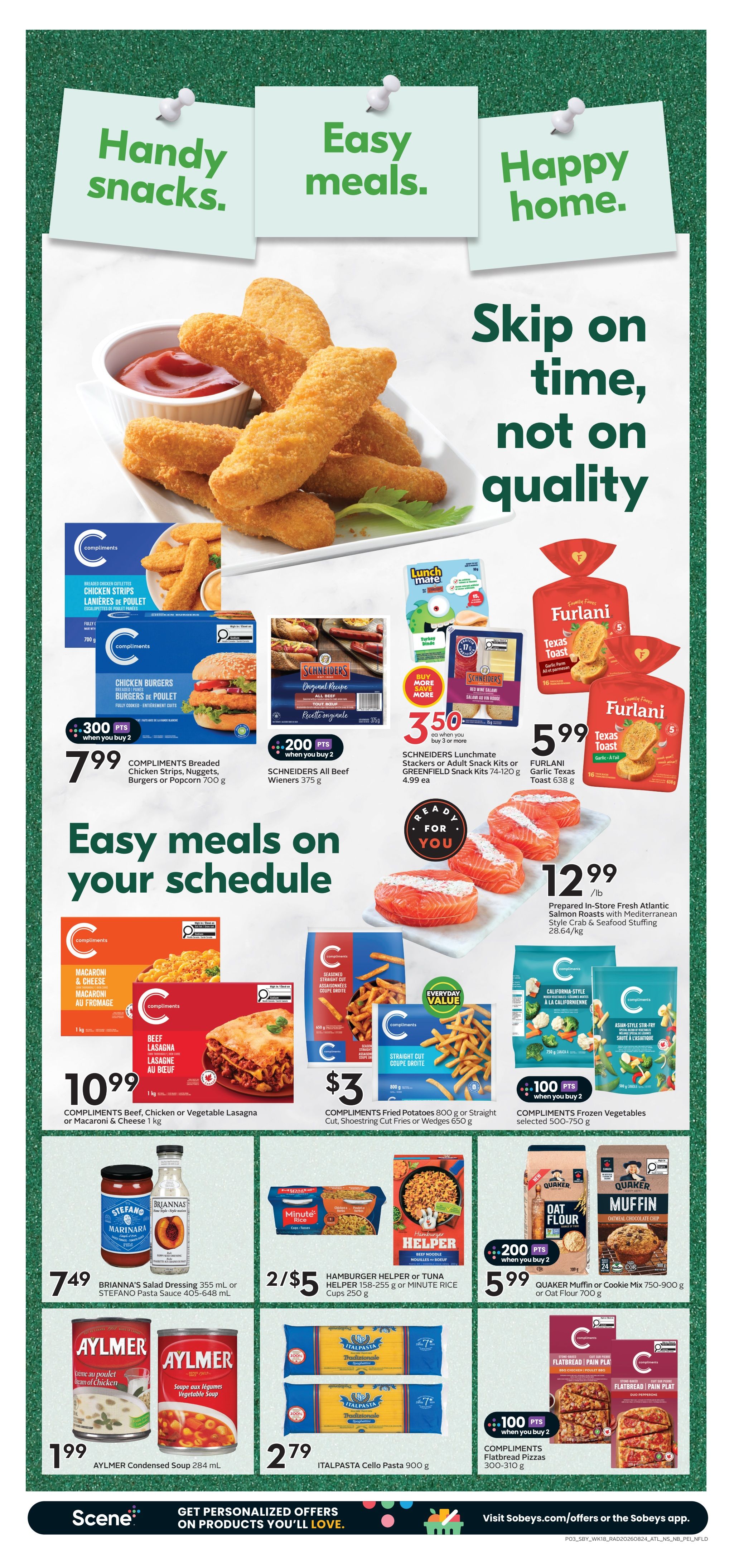 Sobeys (Atlantic) Flyer August 27 to September 2