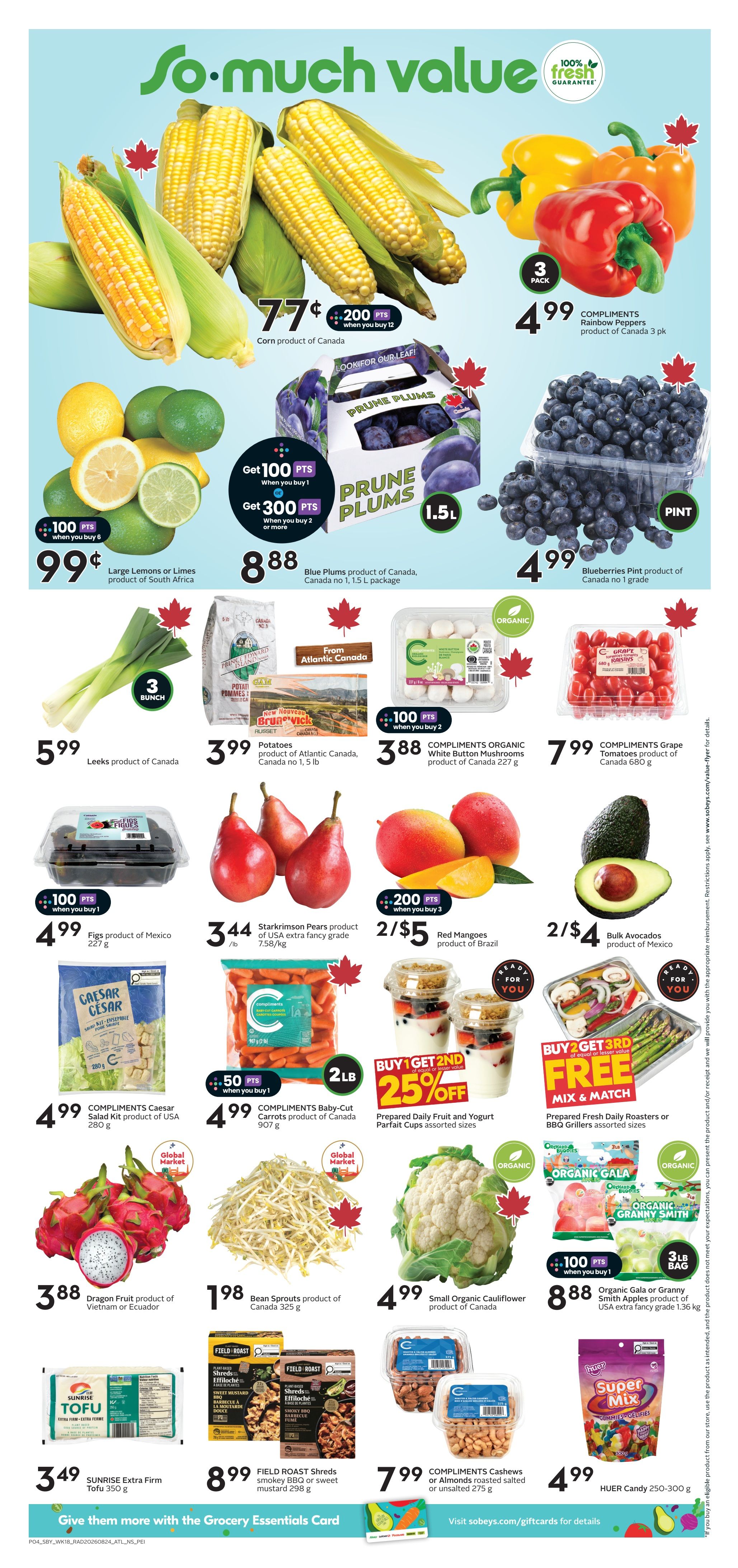 Sobeys (Atlantic) Flyer August 27 to September 2