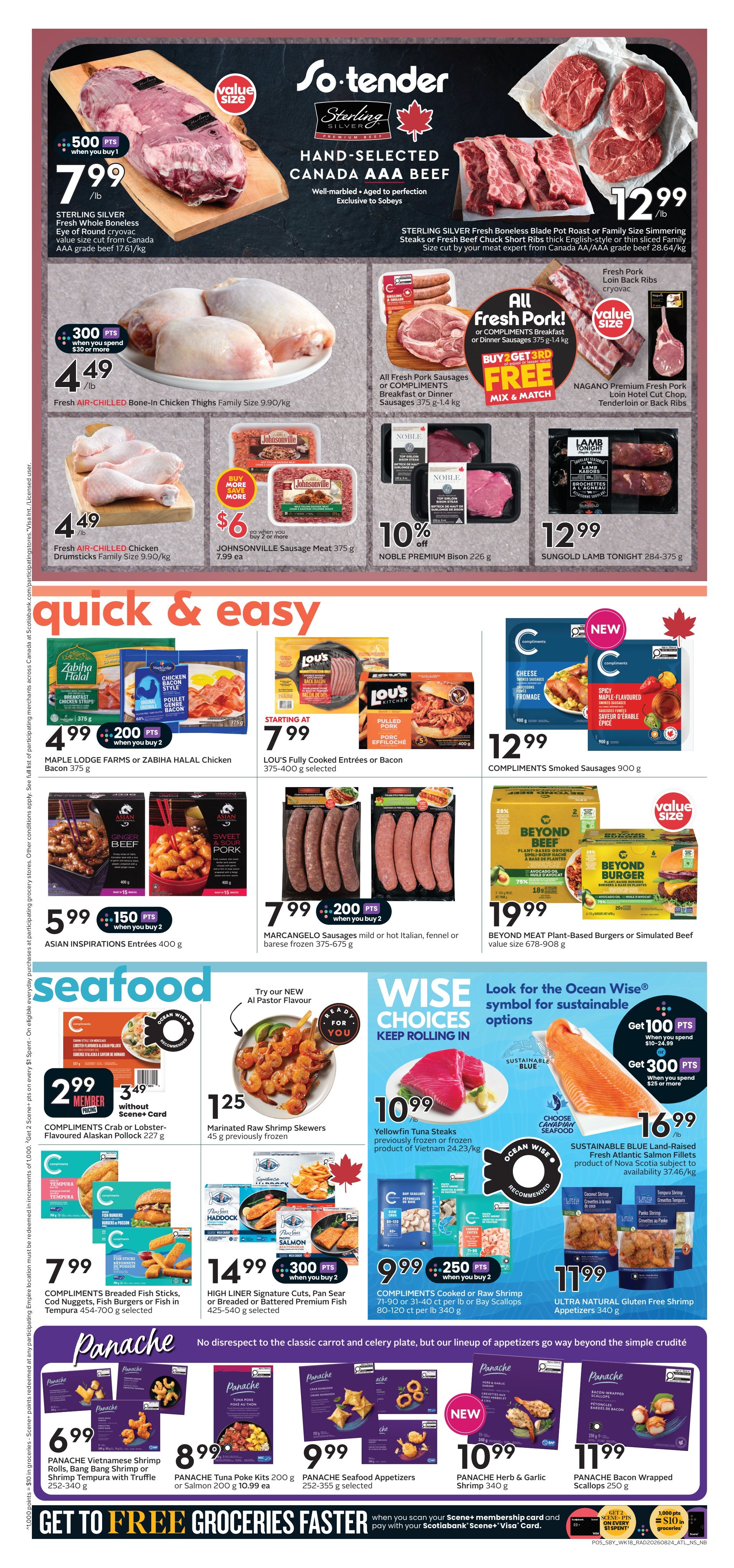 Sobeys (Atlantic) Flyer August 27 to September 2