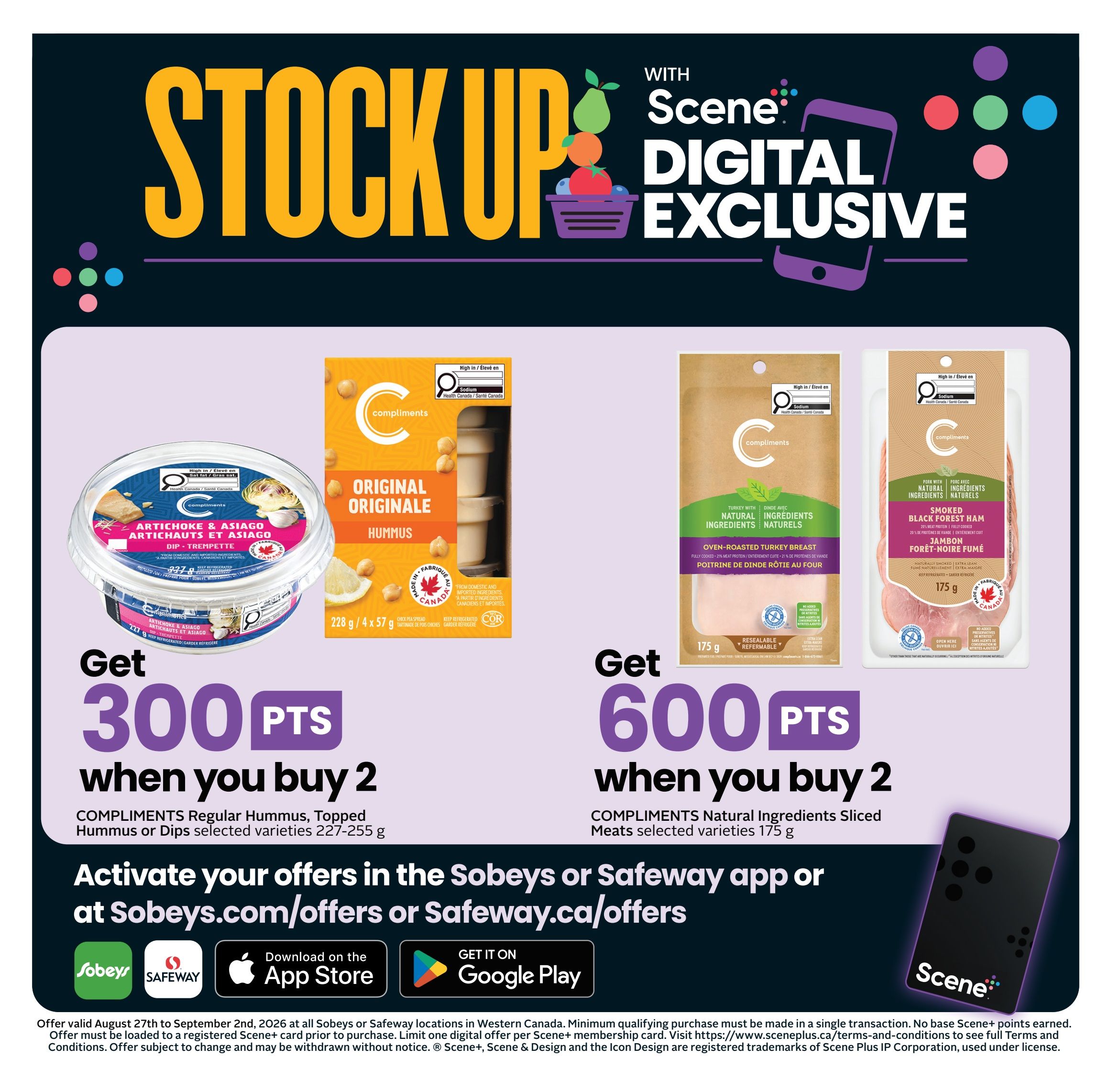 Sobeys/Safeway (SK & MB) Flyer August 27 to September 2