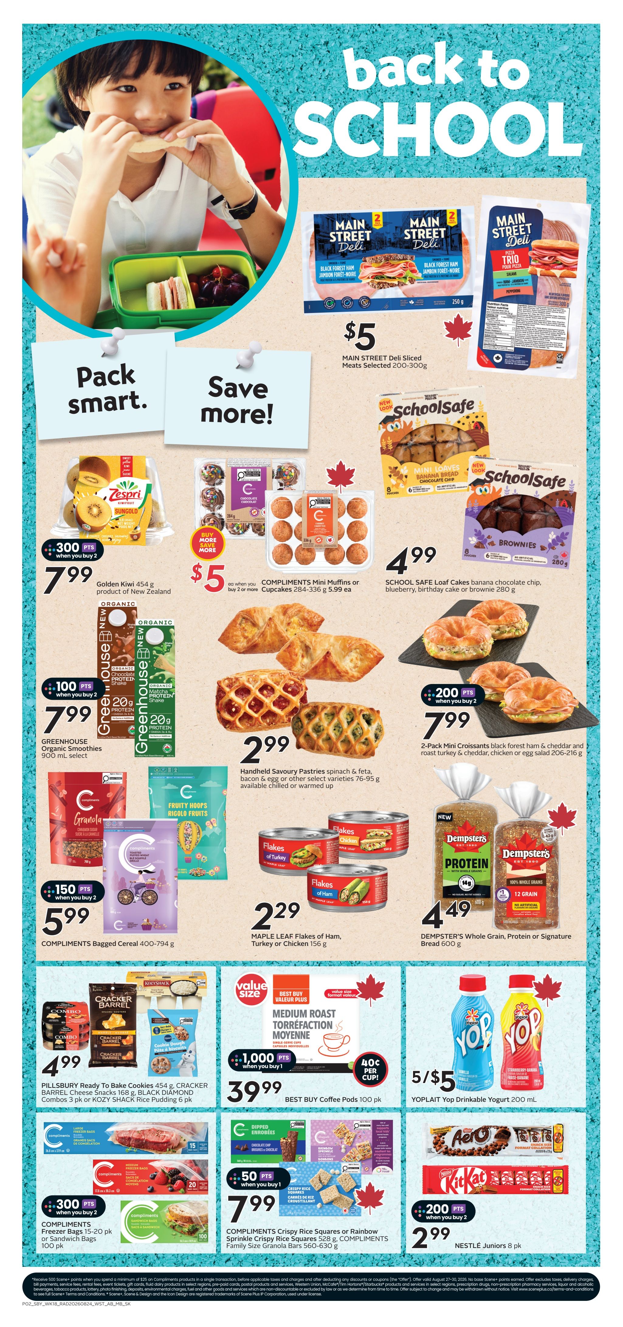 Sobeys/Safeway (SK & MB) Flyer August 27 to September 2