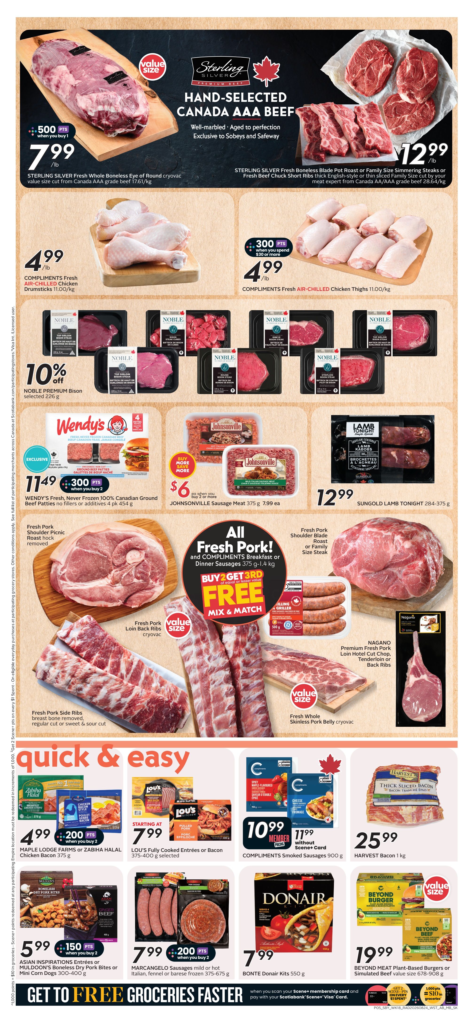 Sobeys/Safeway (AB) Flyer August 27 to September 2