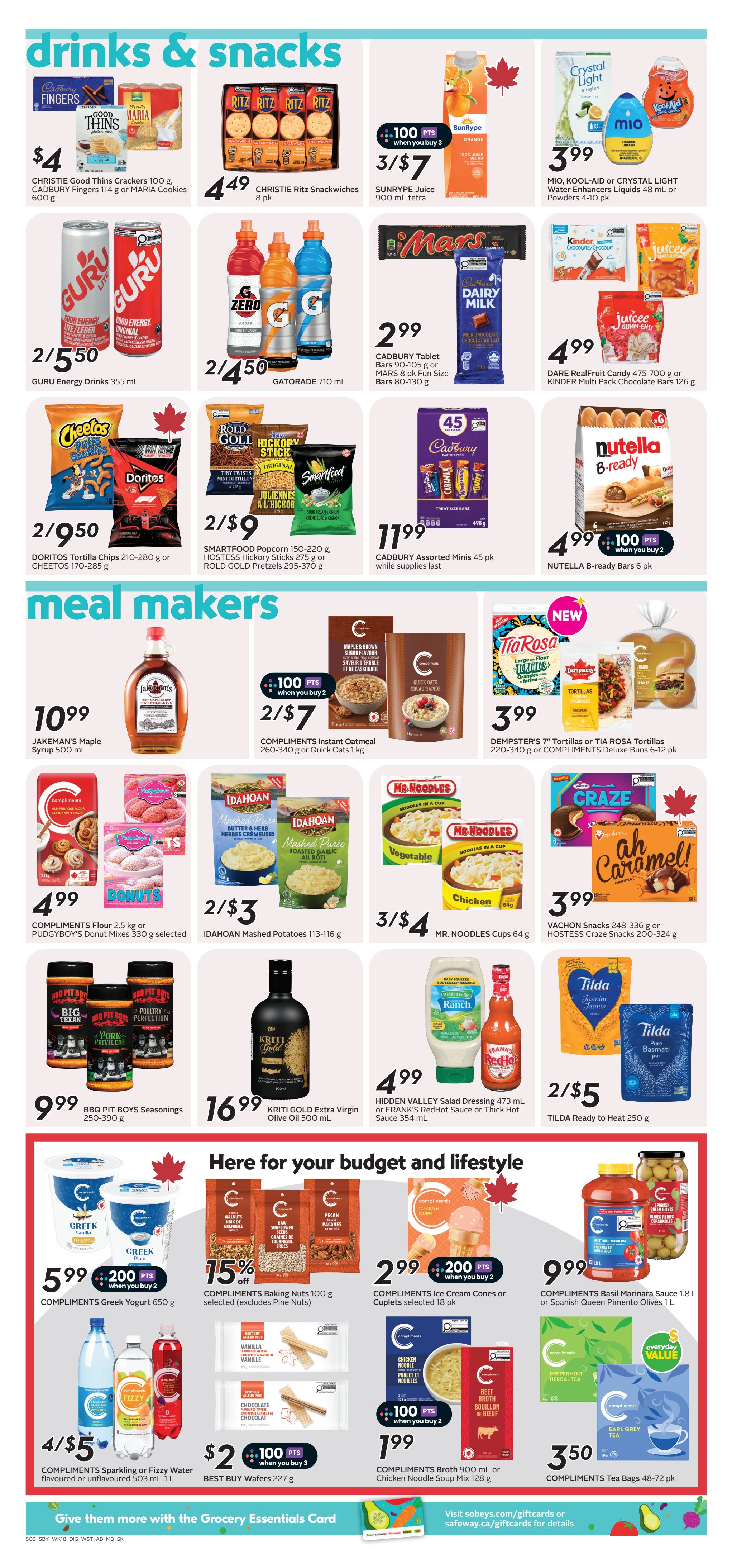 Sobeys/Safeway (AB) Flyer August 27 to September 2