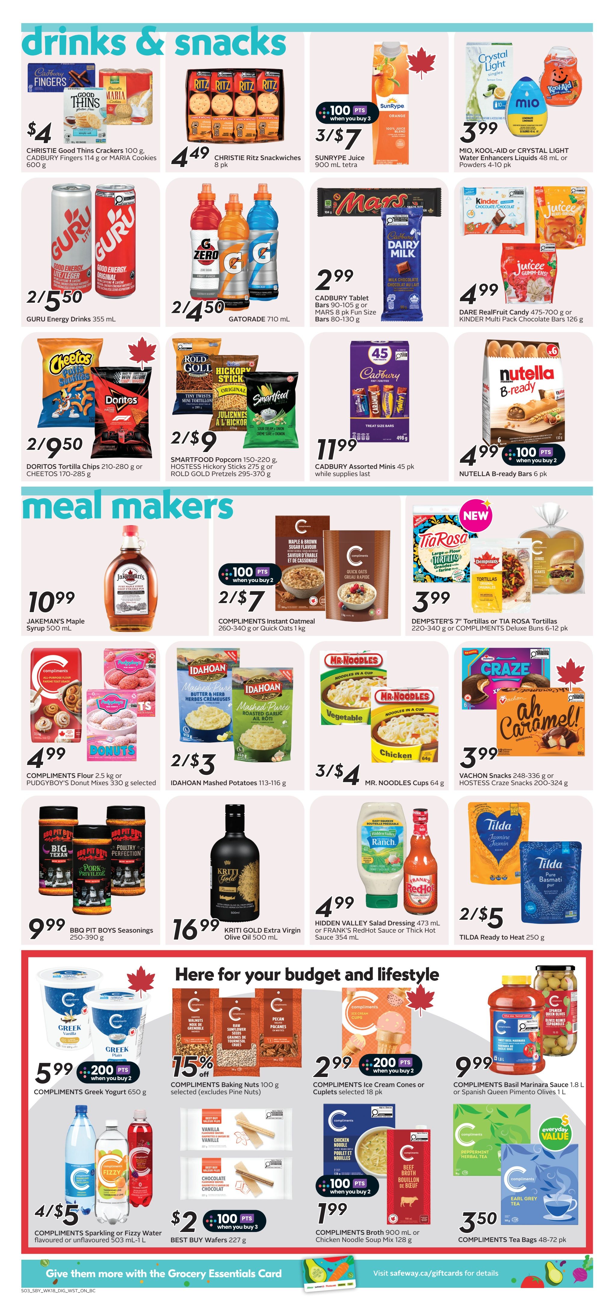 Safeway (BC) Flyer August 27 to September 2