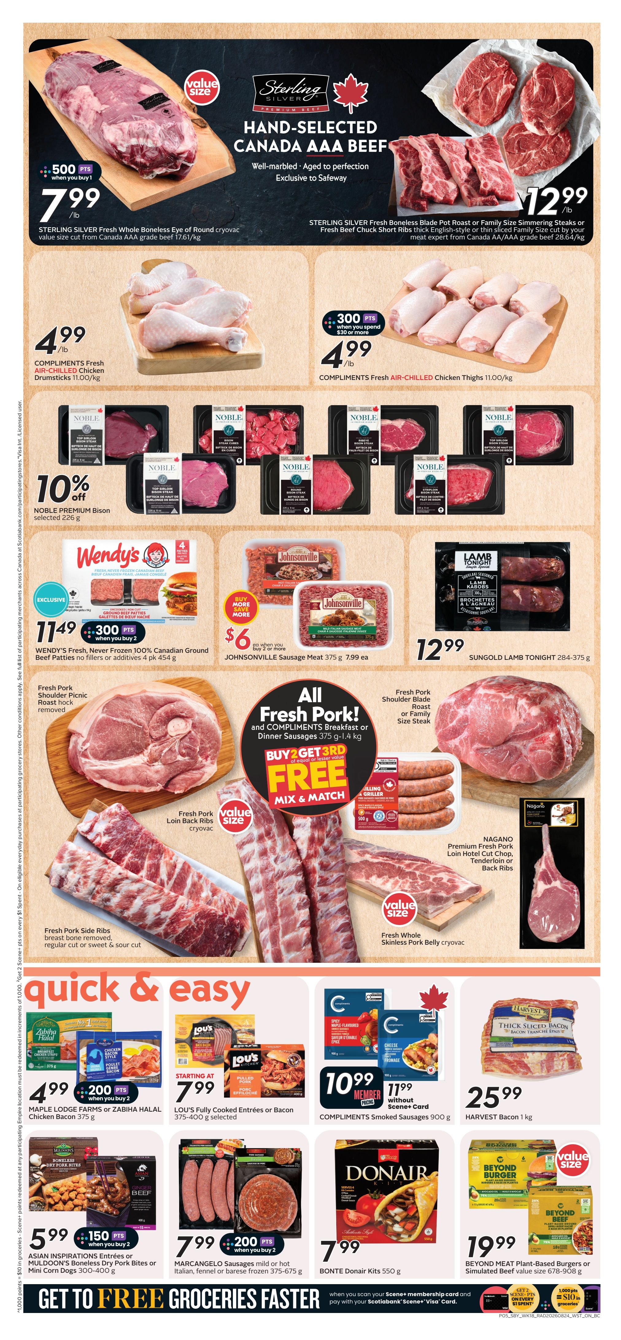 Safeway (BC) Flyer August 27 to September 2