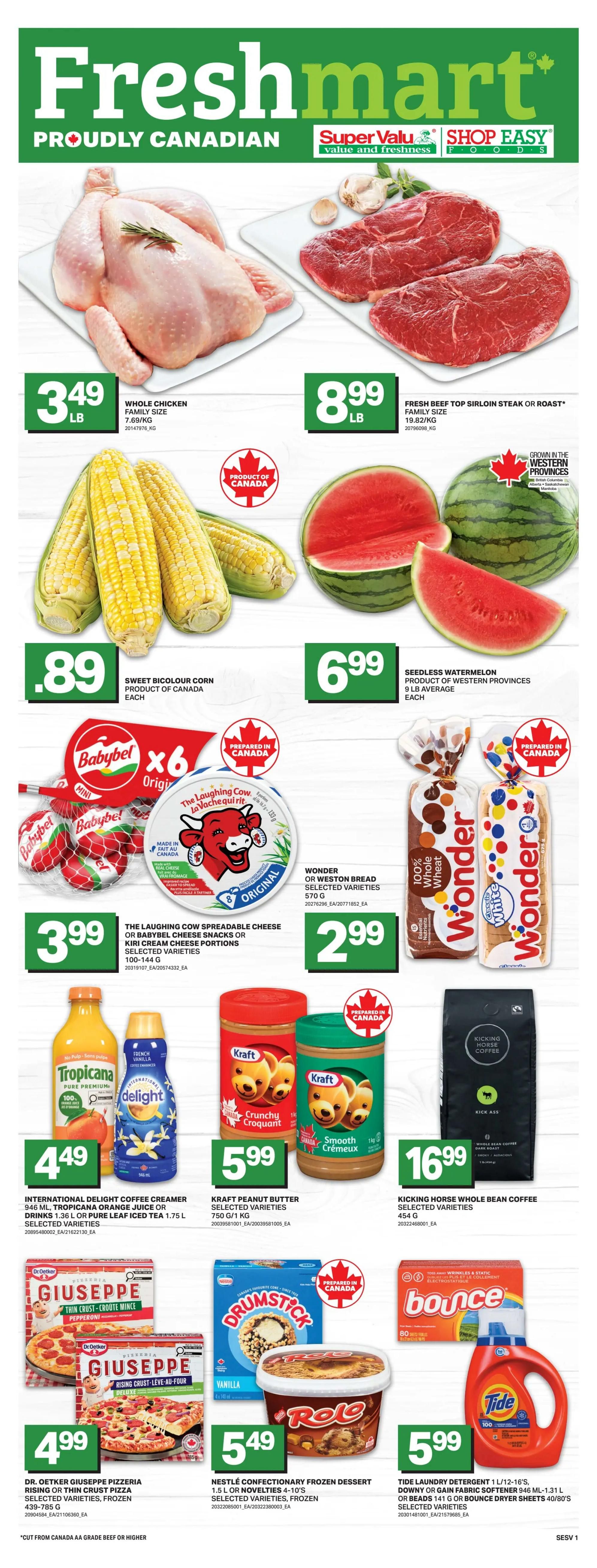 Shop Easy & SuperValu Flyer August 27 to September 2