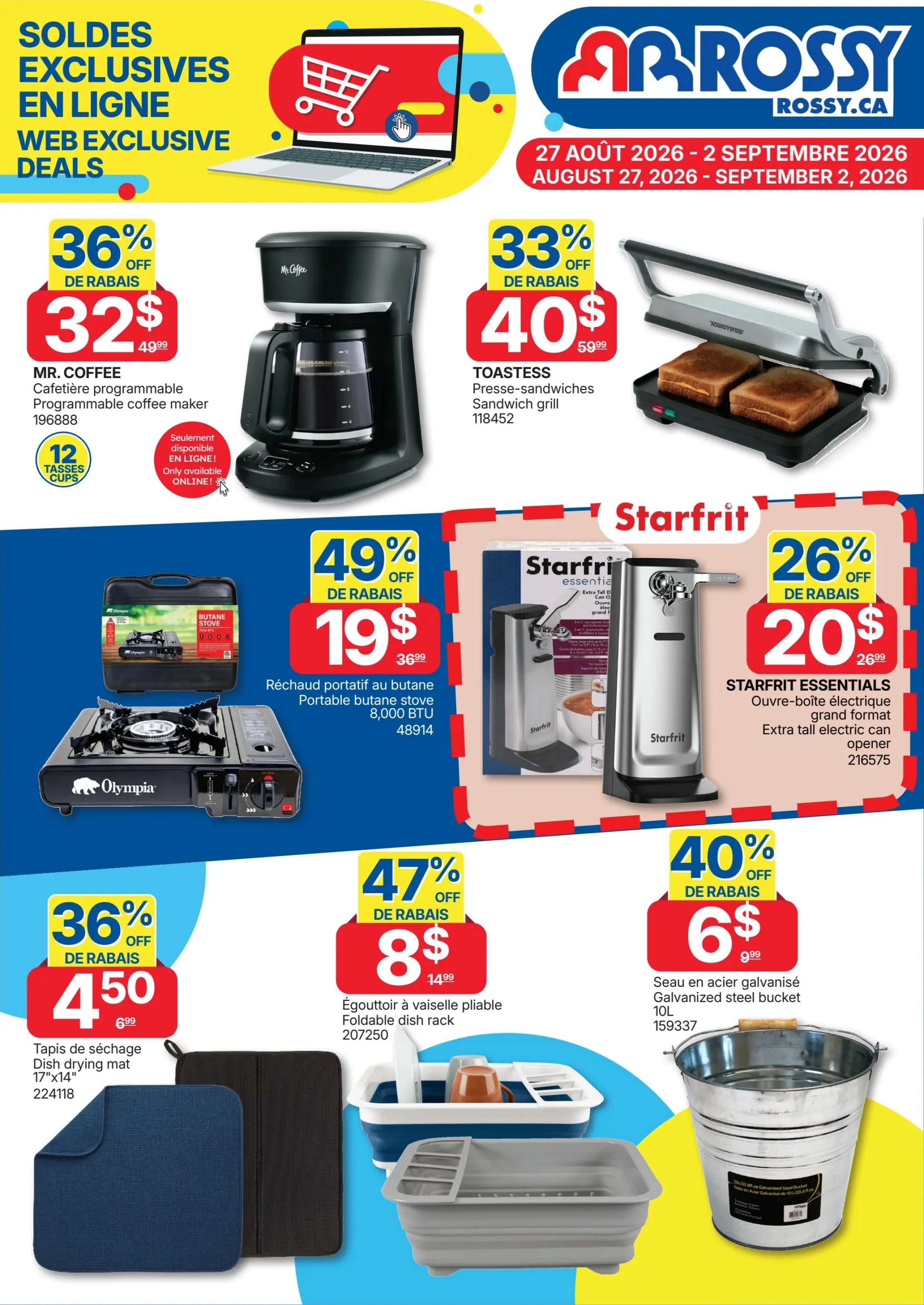 Rossy Flyer August 27 to September 2