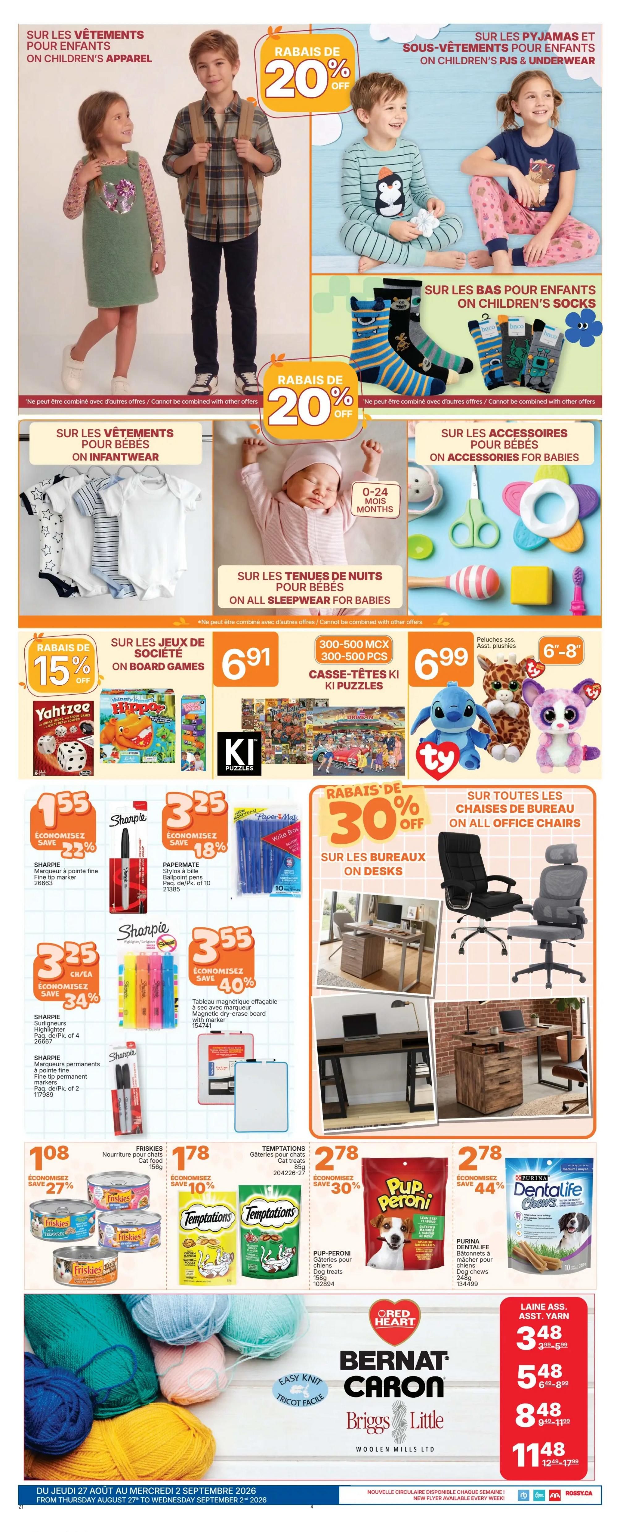 Rossy Flyer August 27 to September 2