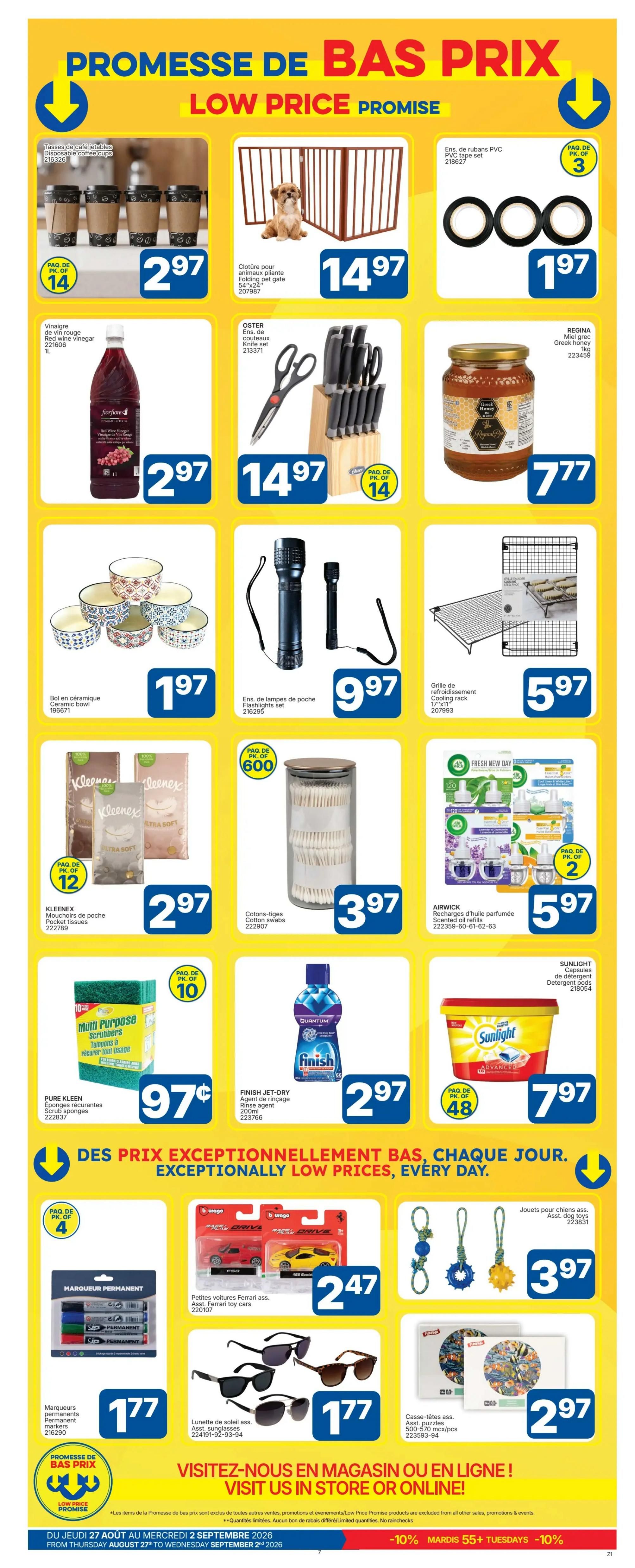 Rossy Flyer August 27 to September 2