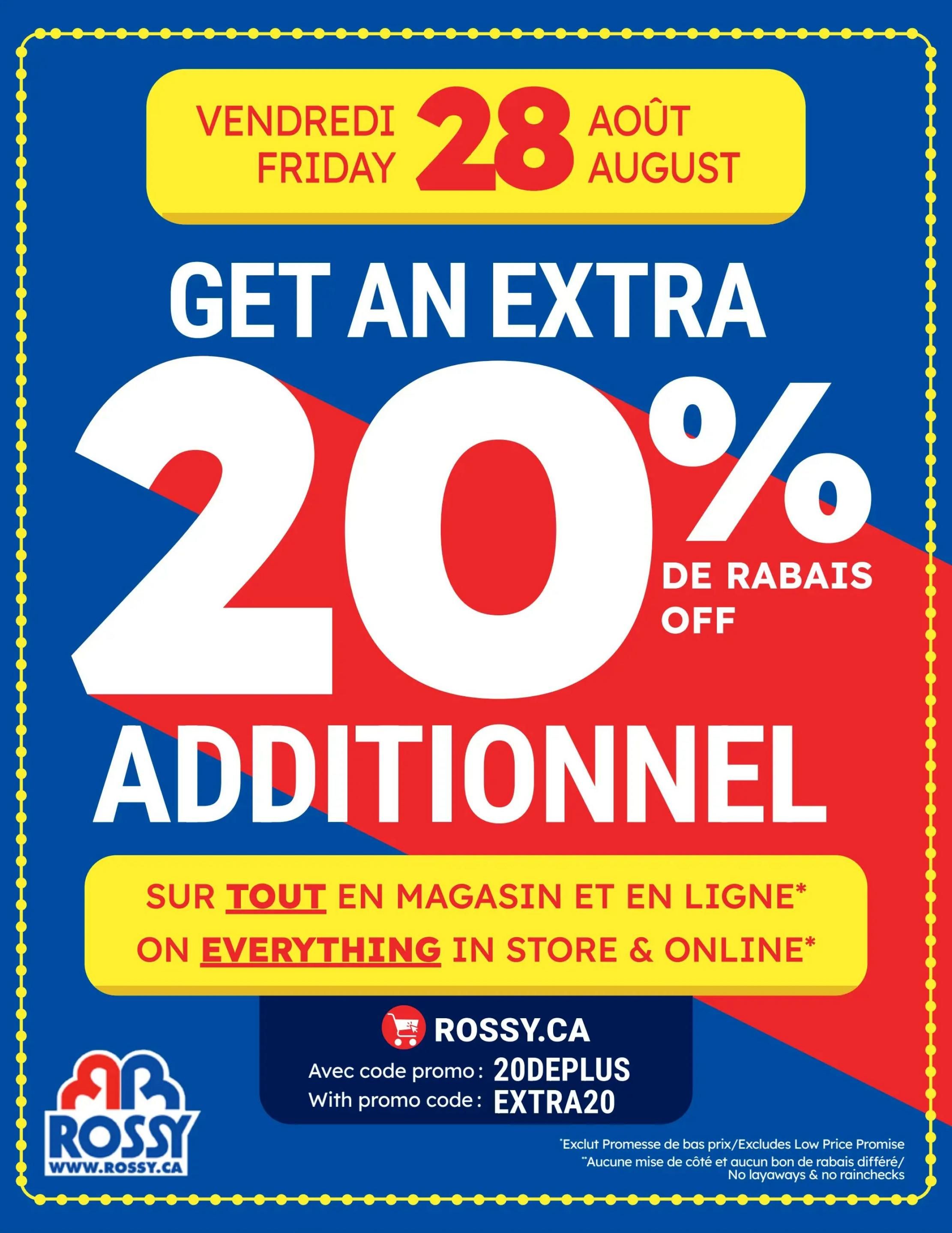 Rossy Flyer August 27 to September 2