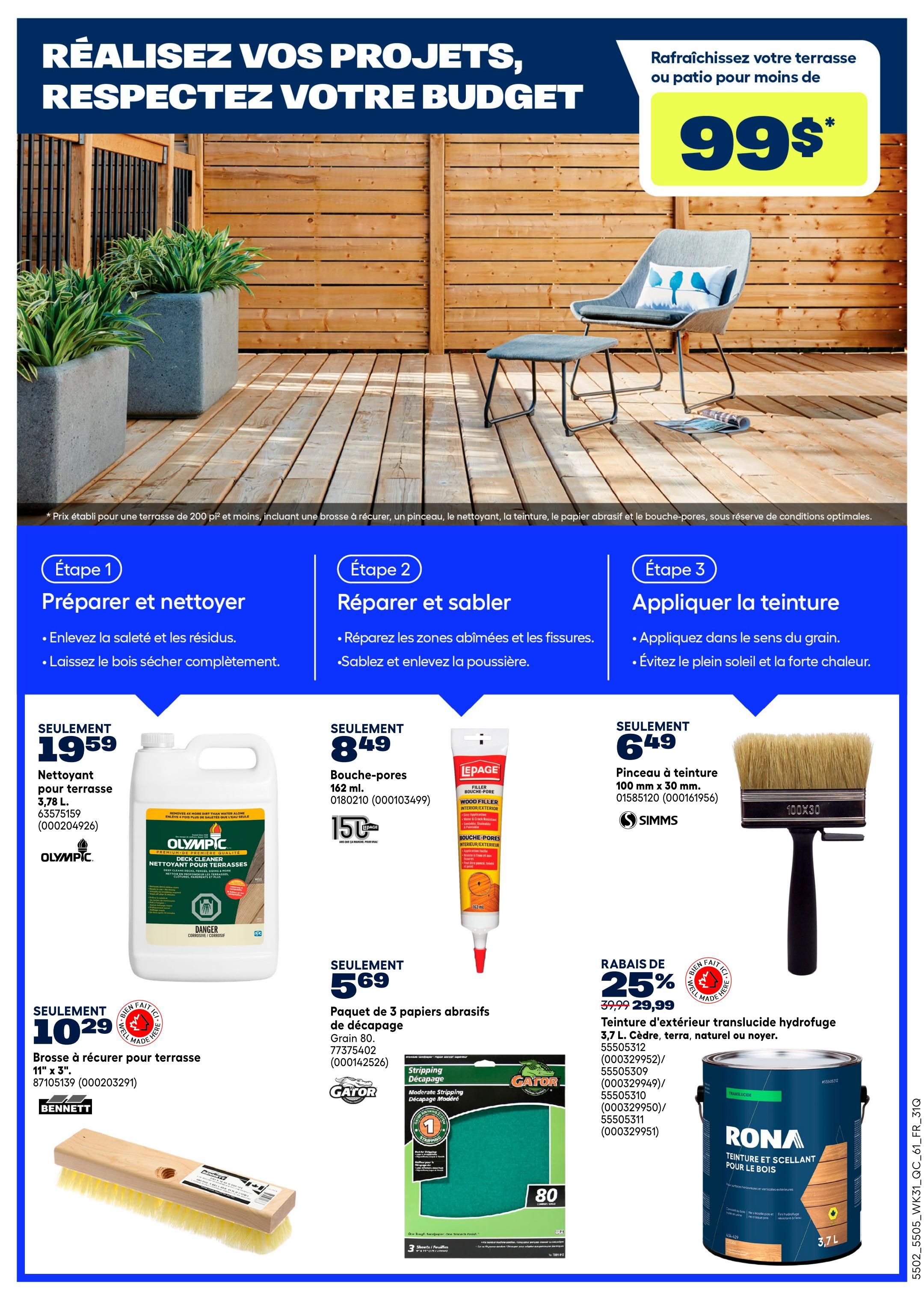 Rona & Rona+ (QC) Flyer August 27 to September 2