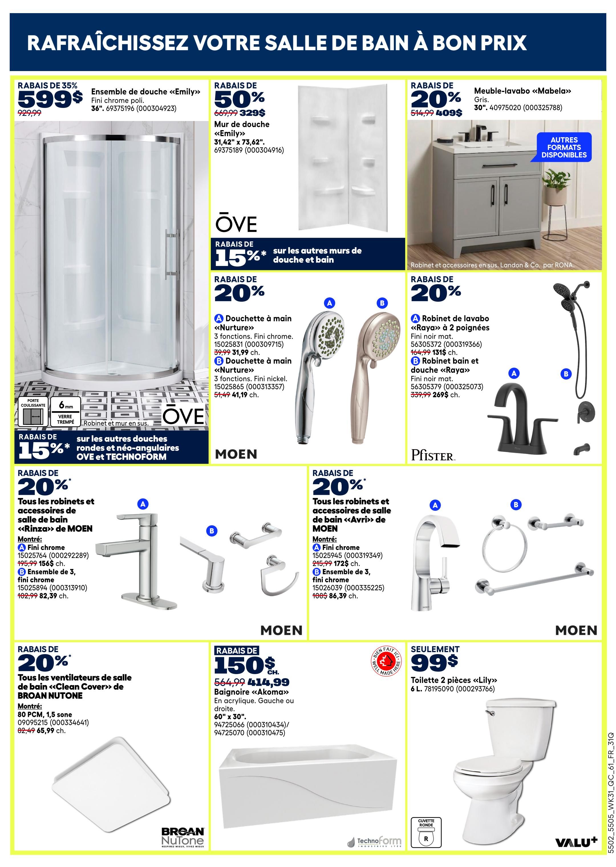 Rona & Rona+ (QC) Flyer August 27 to September 2