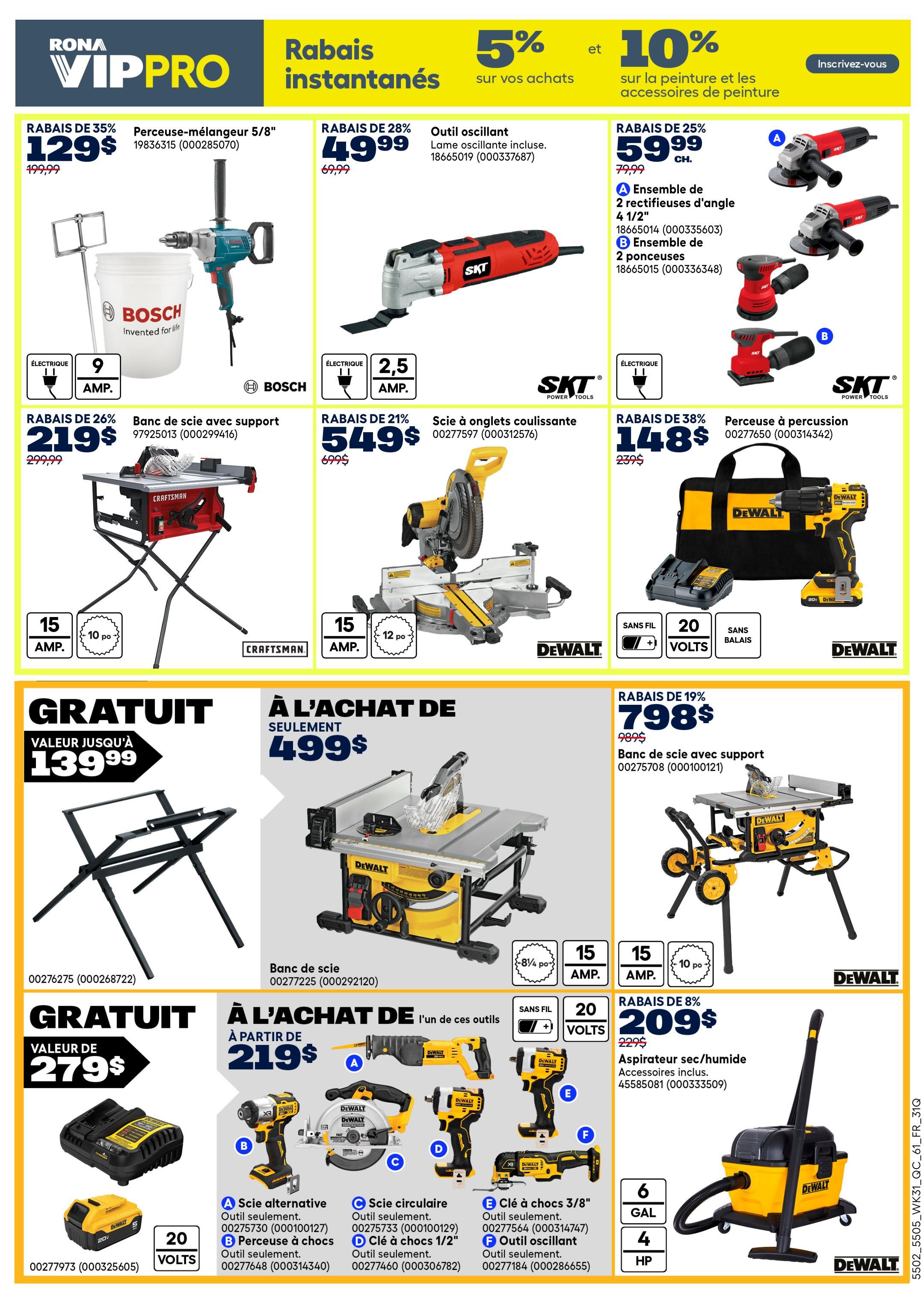 Rona & Rona+ (QC) Flyer August 27 to September 2