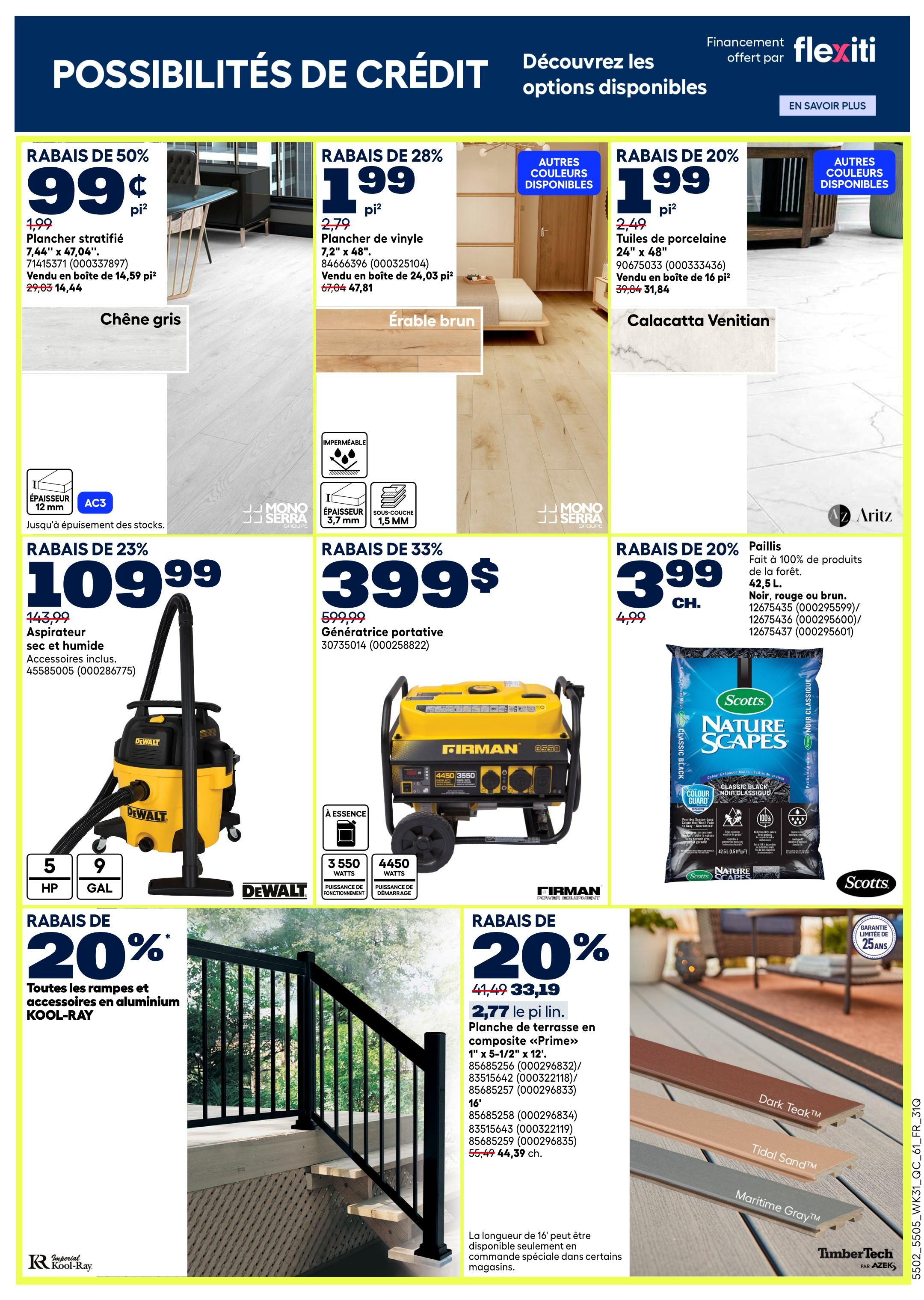Rona & Rona+ (QC) Flyer August 27 to September 2