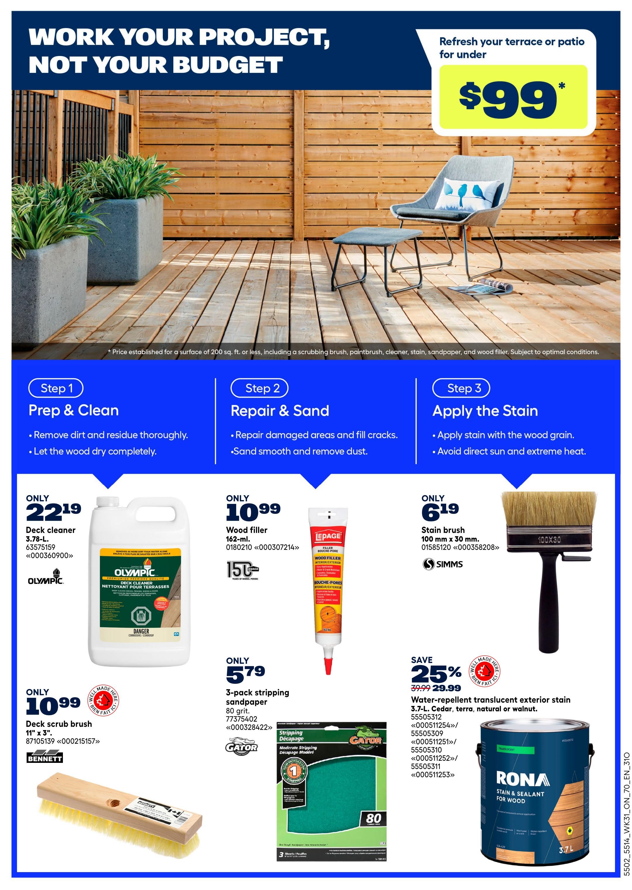 Rona & Rona+ (ON) Flyer August 27 to September 2
