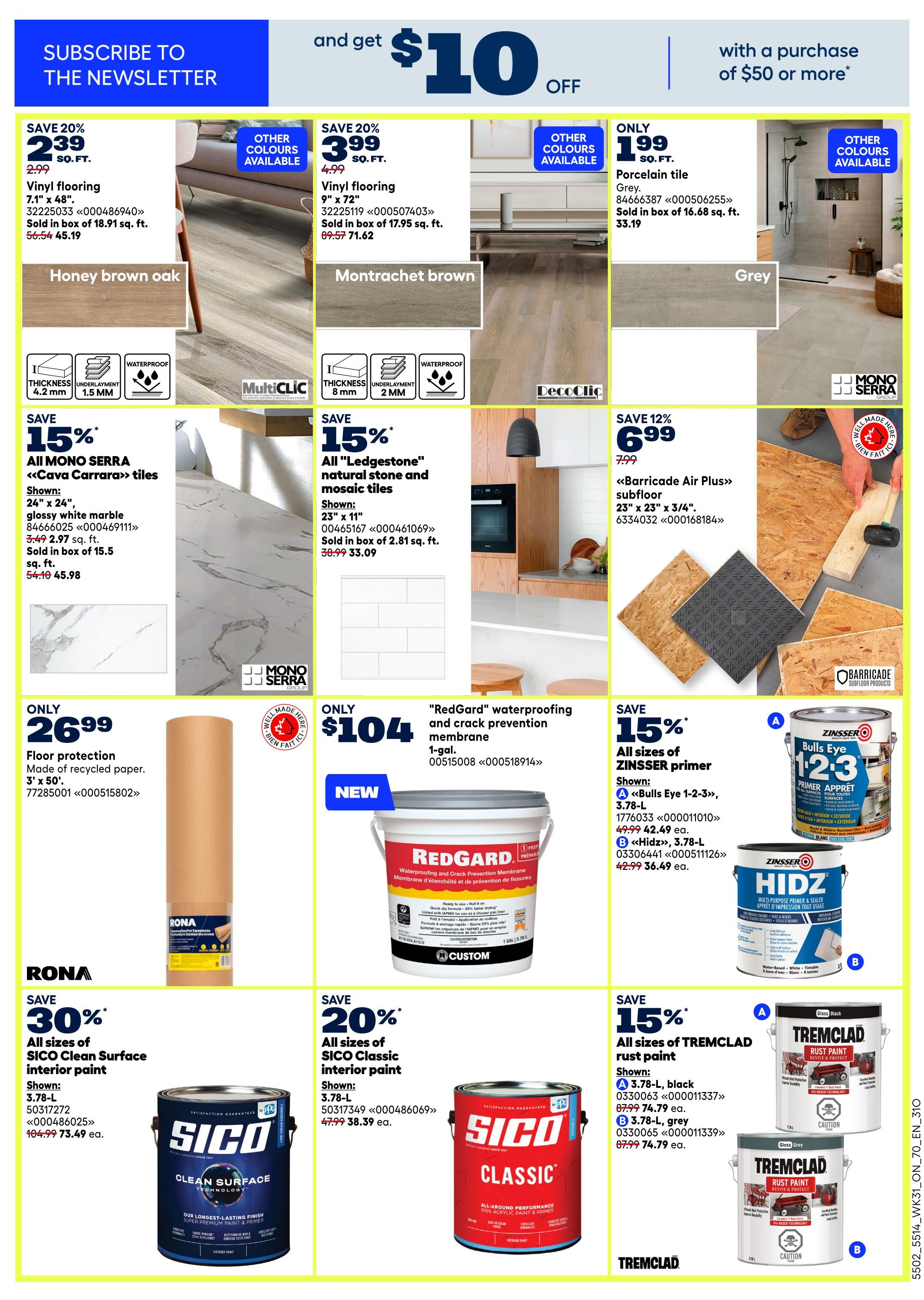 Rona & Rona+ (ON) Flyer August 27 to September 2