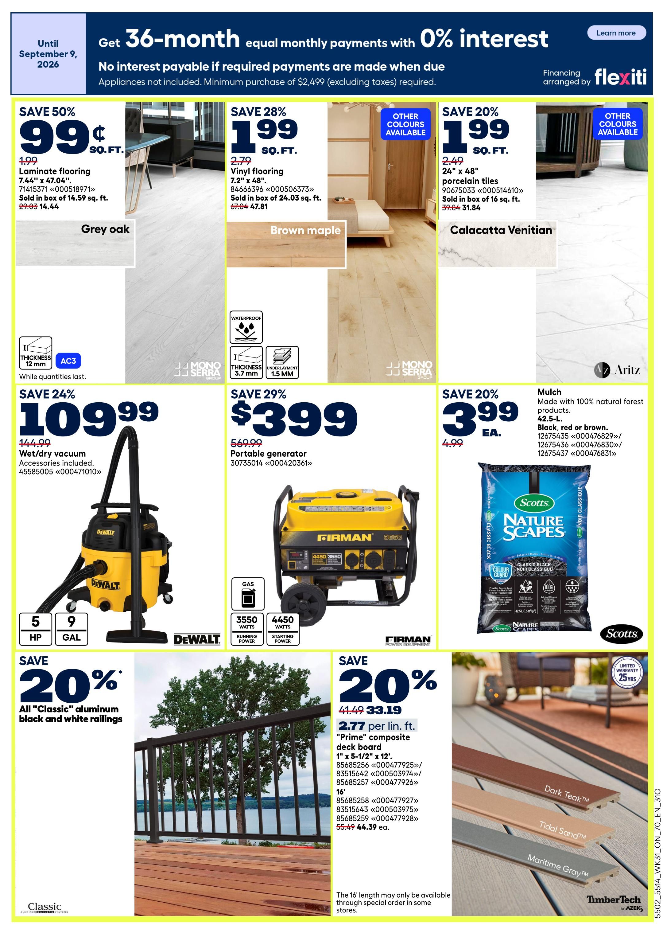 Rona & Rona+ (ON) Flyer August 27 to September 2