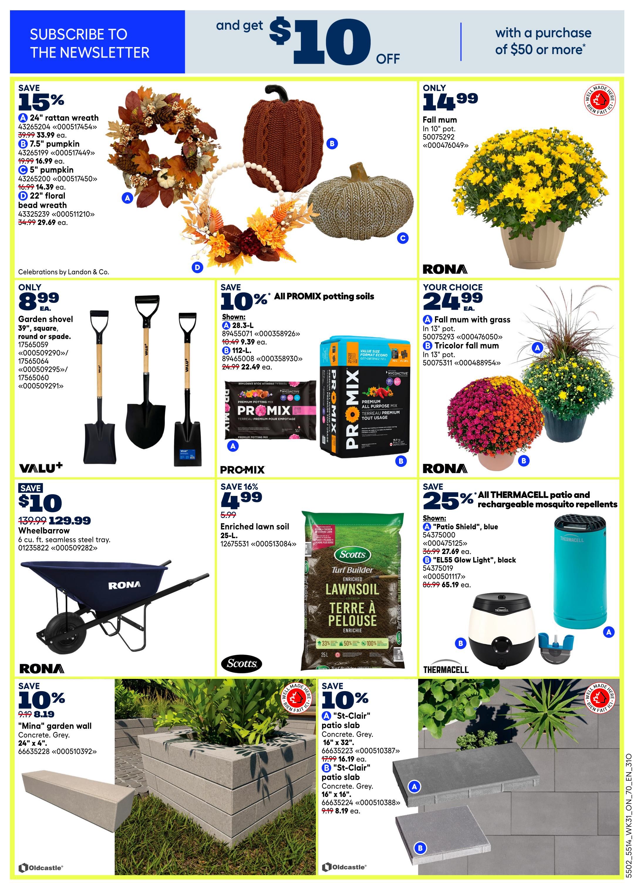 Rona & Rona+ (ON) Flyer August 27 to September 2