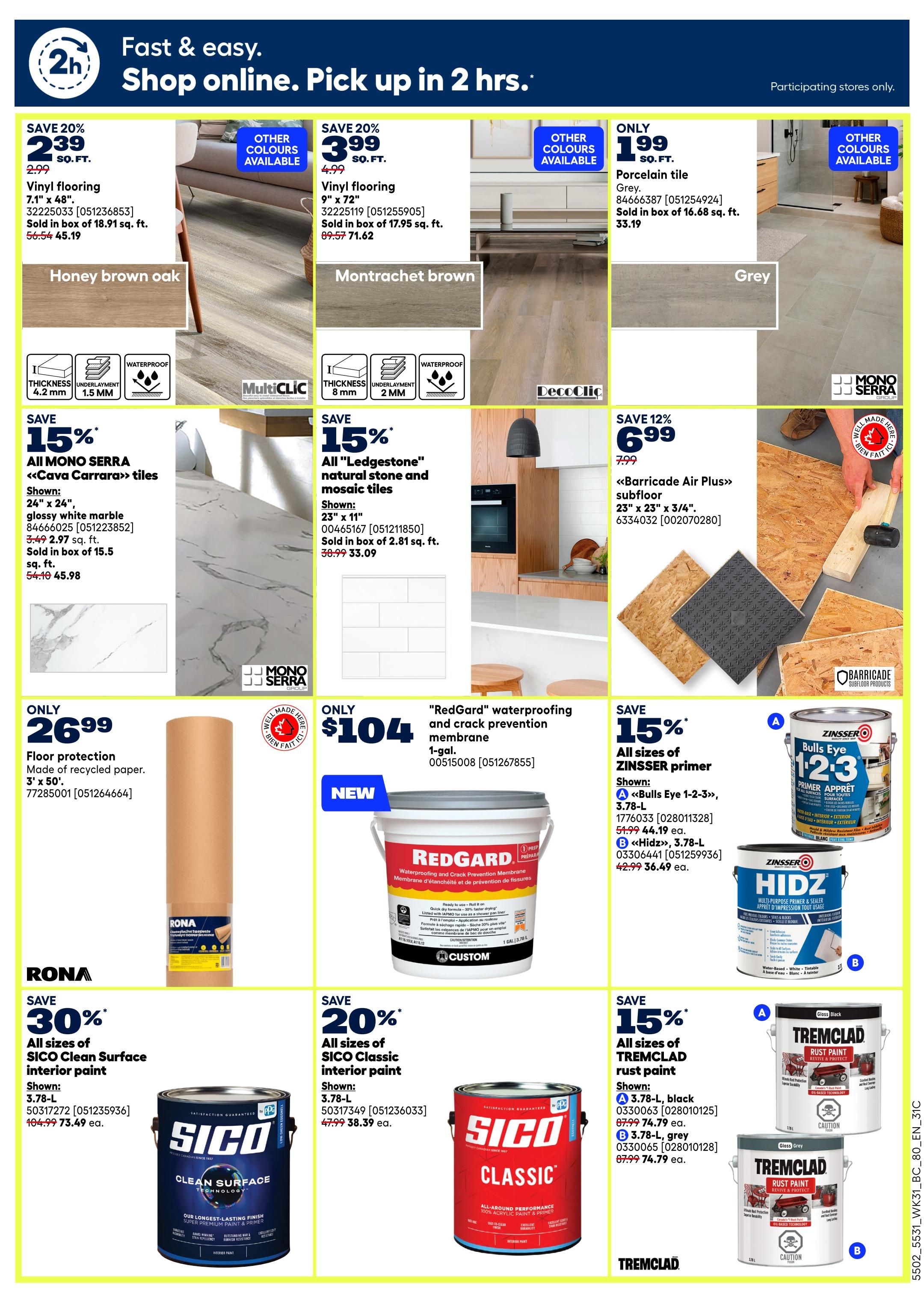 Rona & Rona+ (BC) Flyer August 27 to September 2