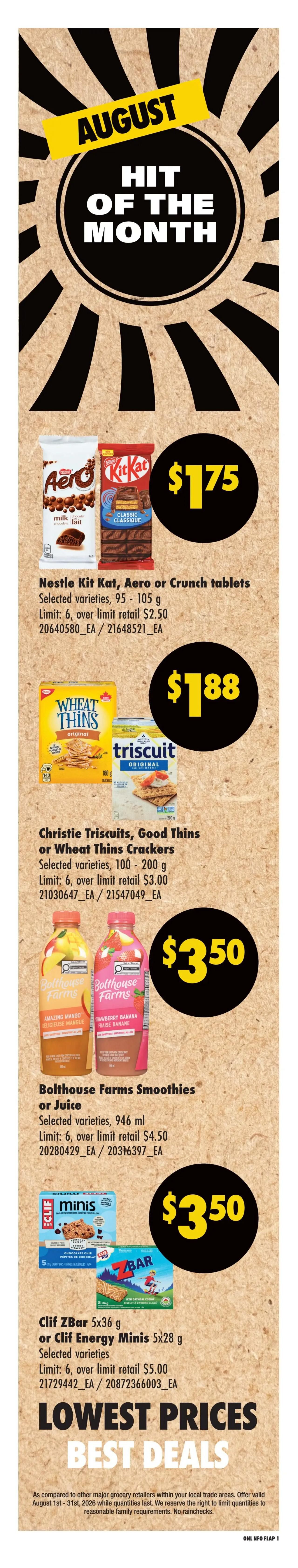 No Frills (GTA) Flyer August 27 to September 2