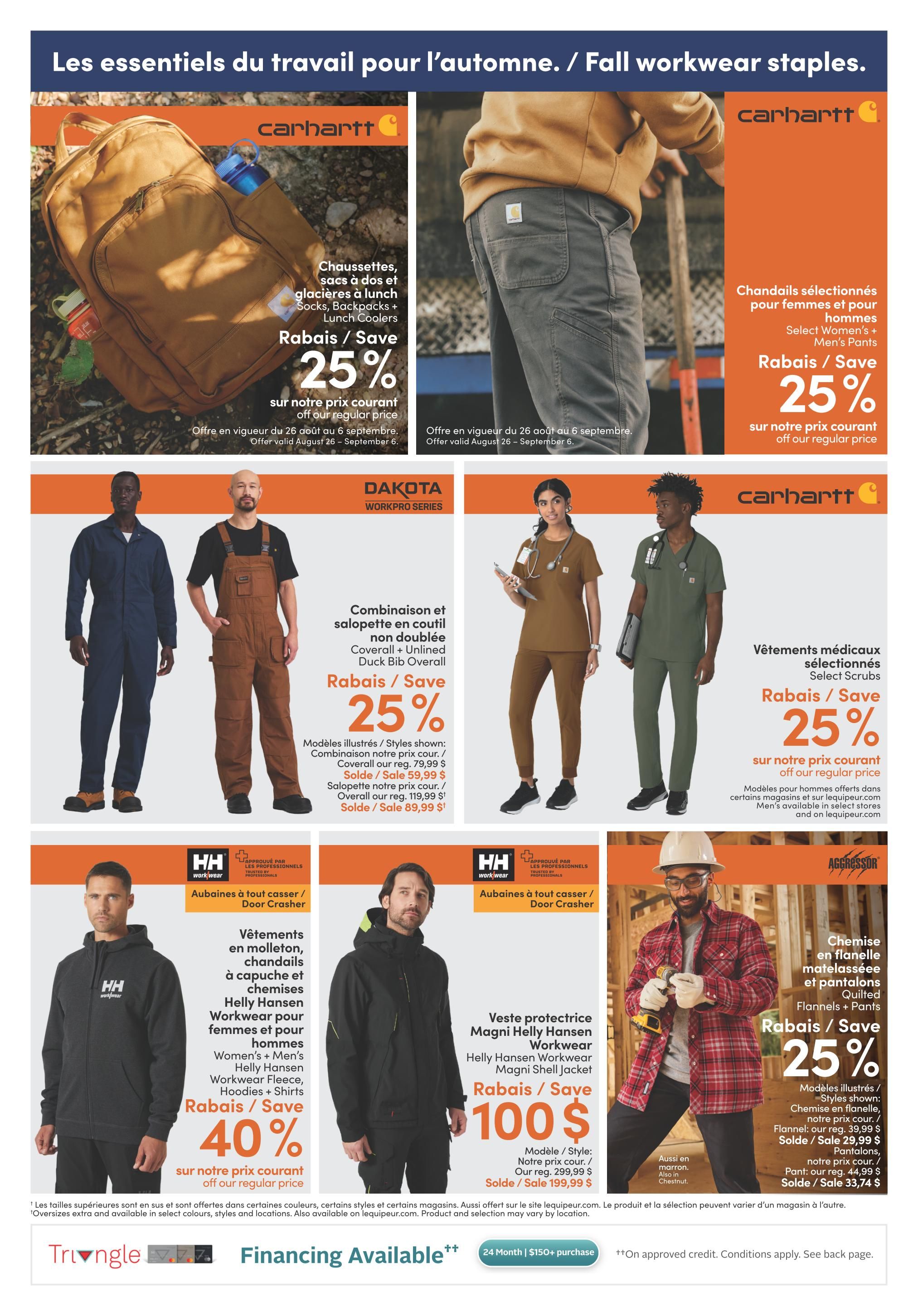 L'Équipeur Flyer August 27 to September 9