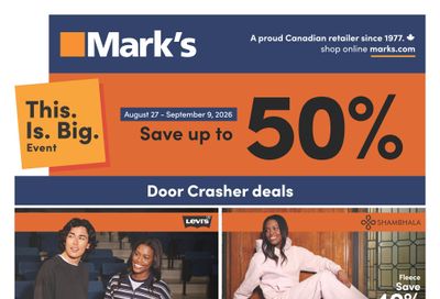 Mark's Flyer August 27 to September 9