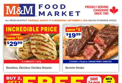 M&M Food Market (Atlantic, ON & West) Flyer August 27 to September 2