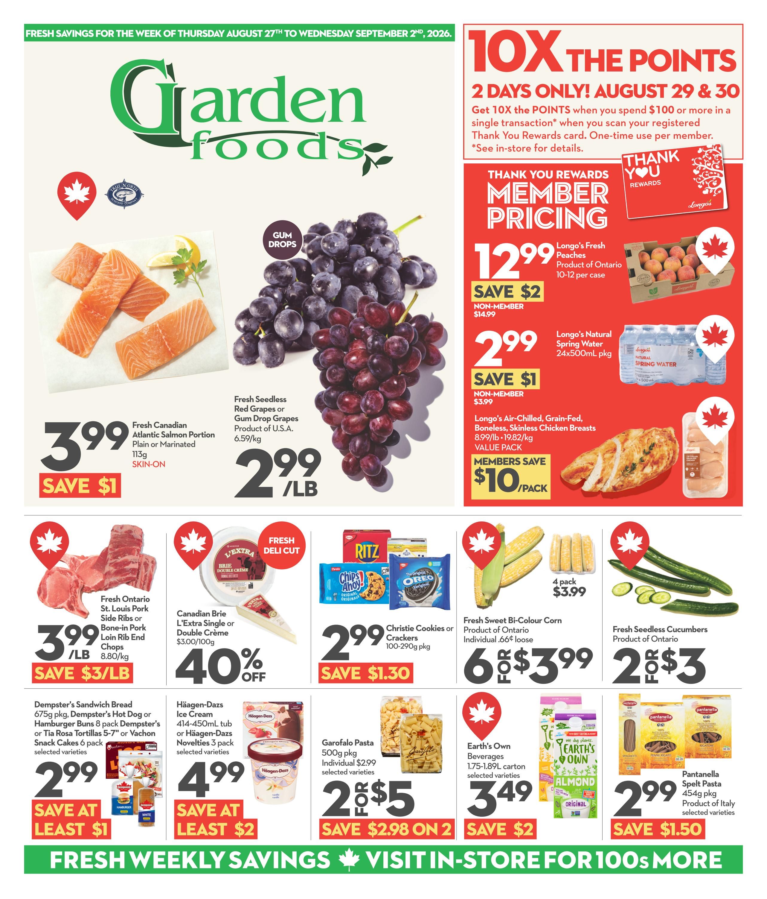 Garden Foods Flyer August 27 to September 2