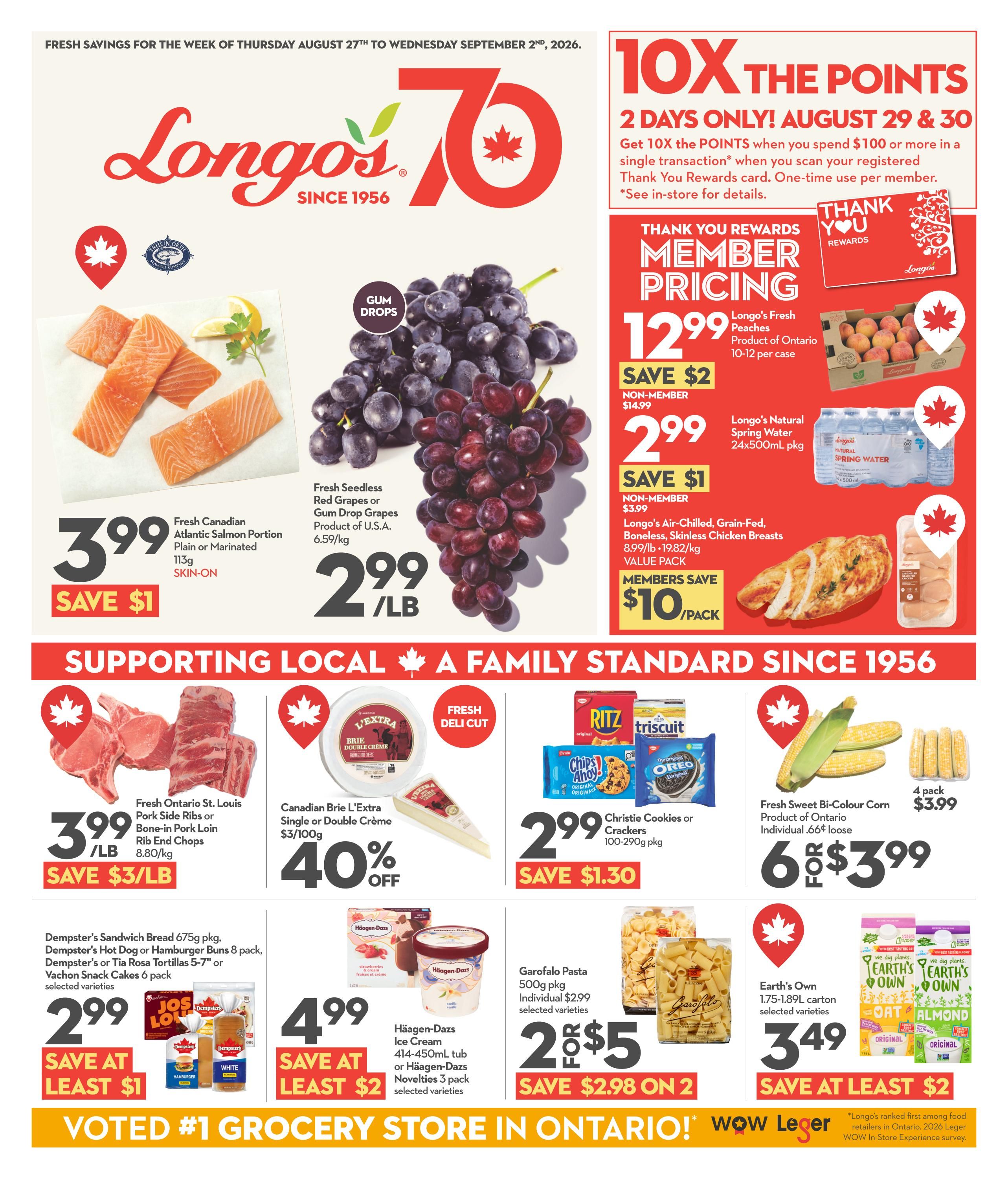 Longo's Flyer August 27 to September 2
