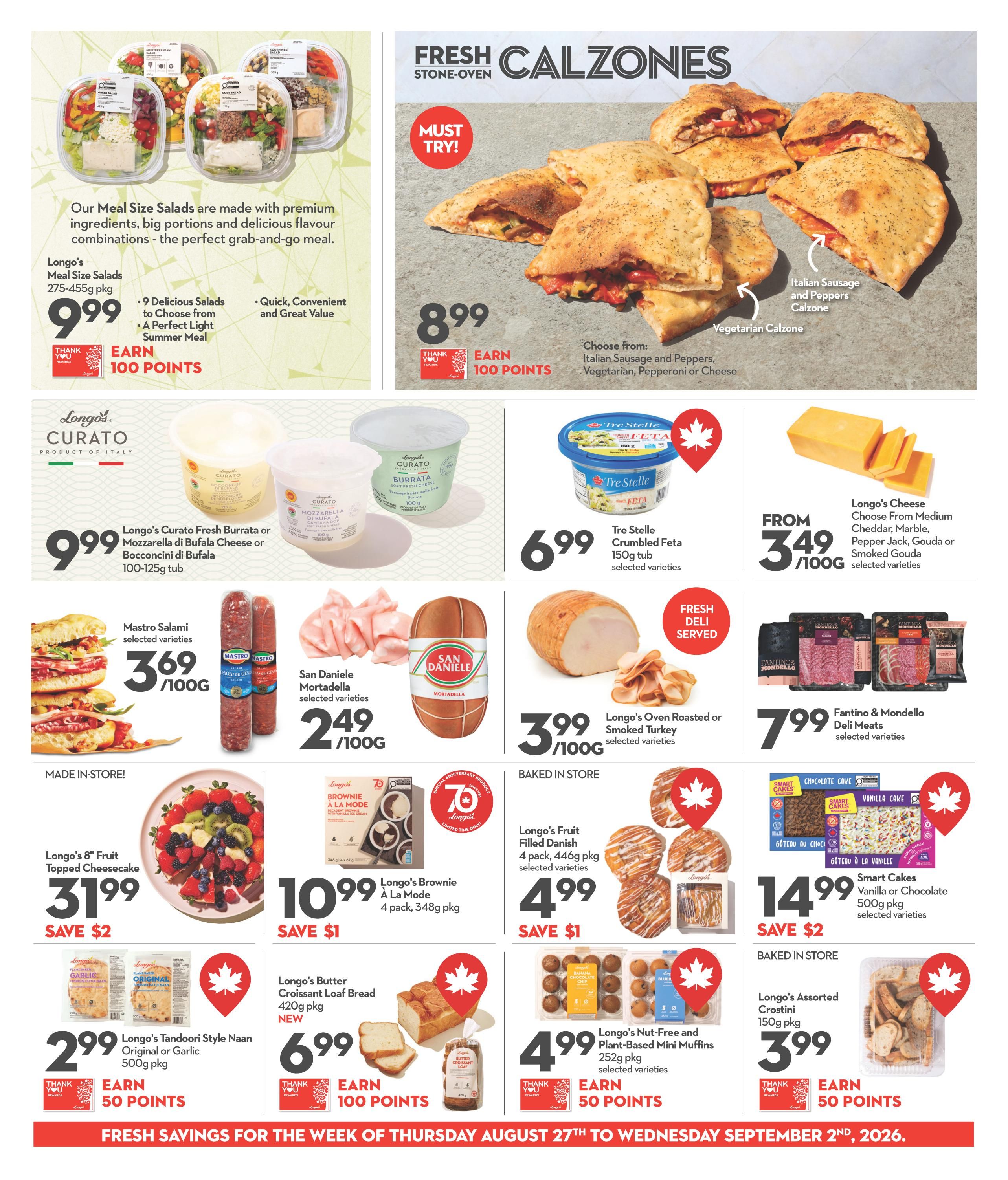 Longo's Flyer August 27 to September 2