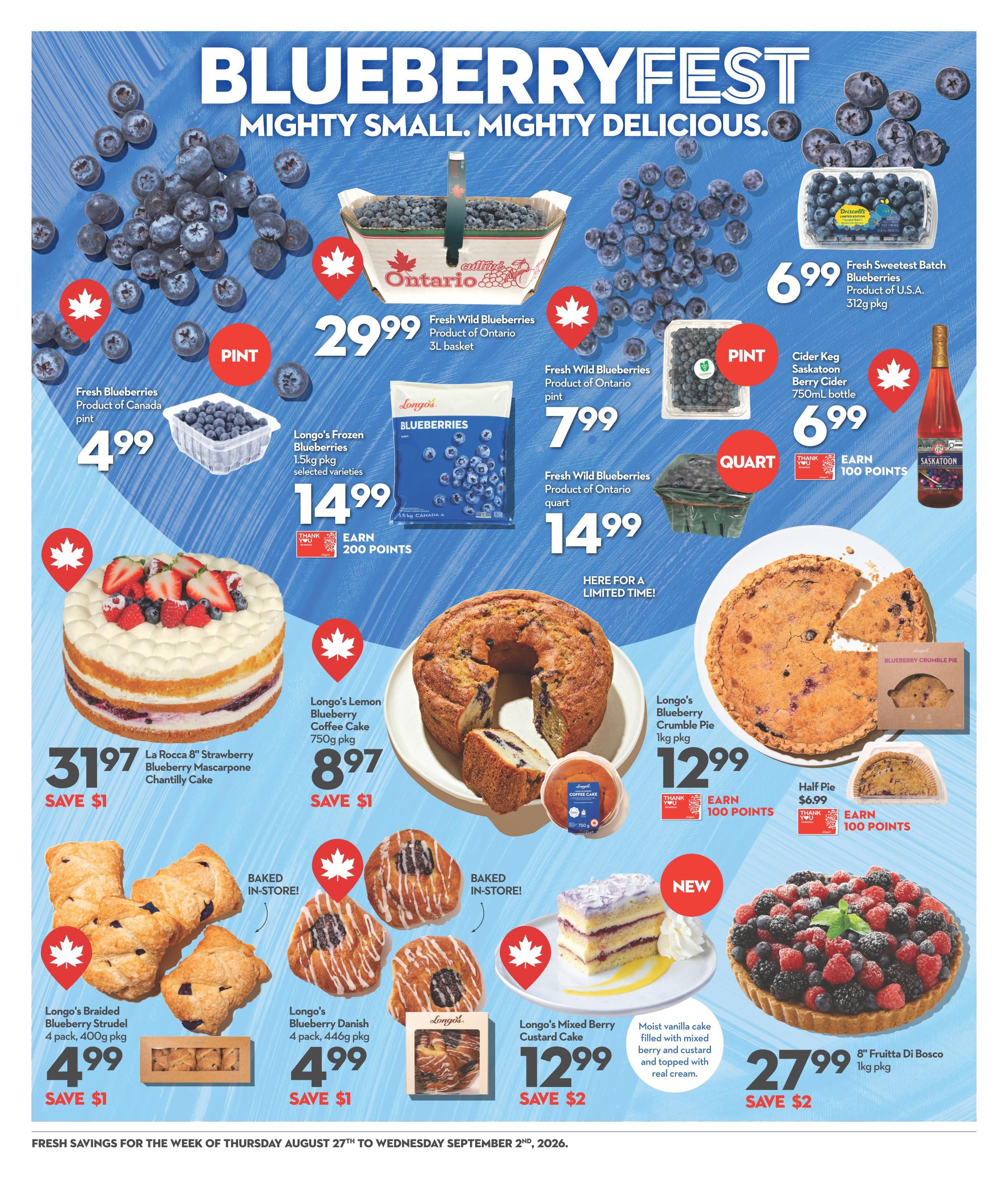 Longo's Flyer August 27 to September 2