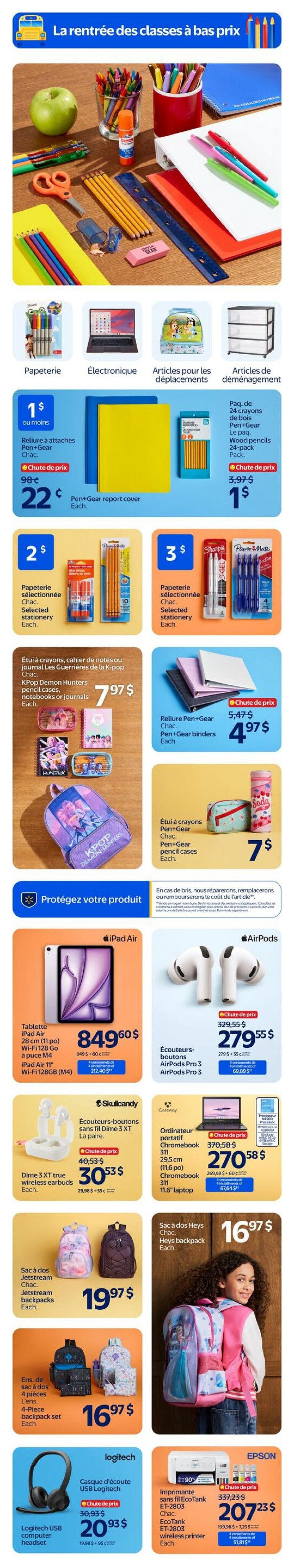 Walmart (QC) Flyer August 27 to September 2