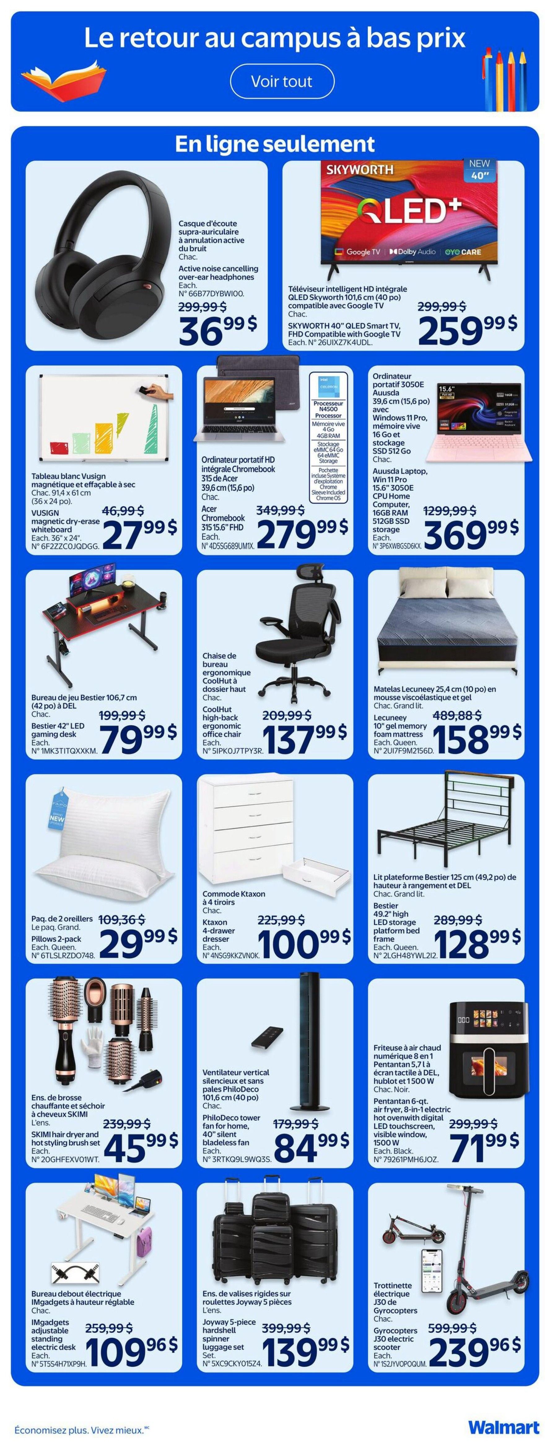 Walmart (QC) Flyer August 27 to September 2