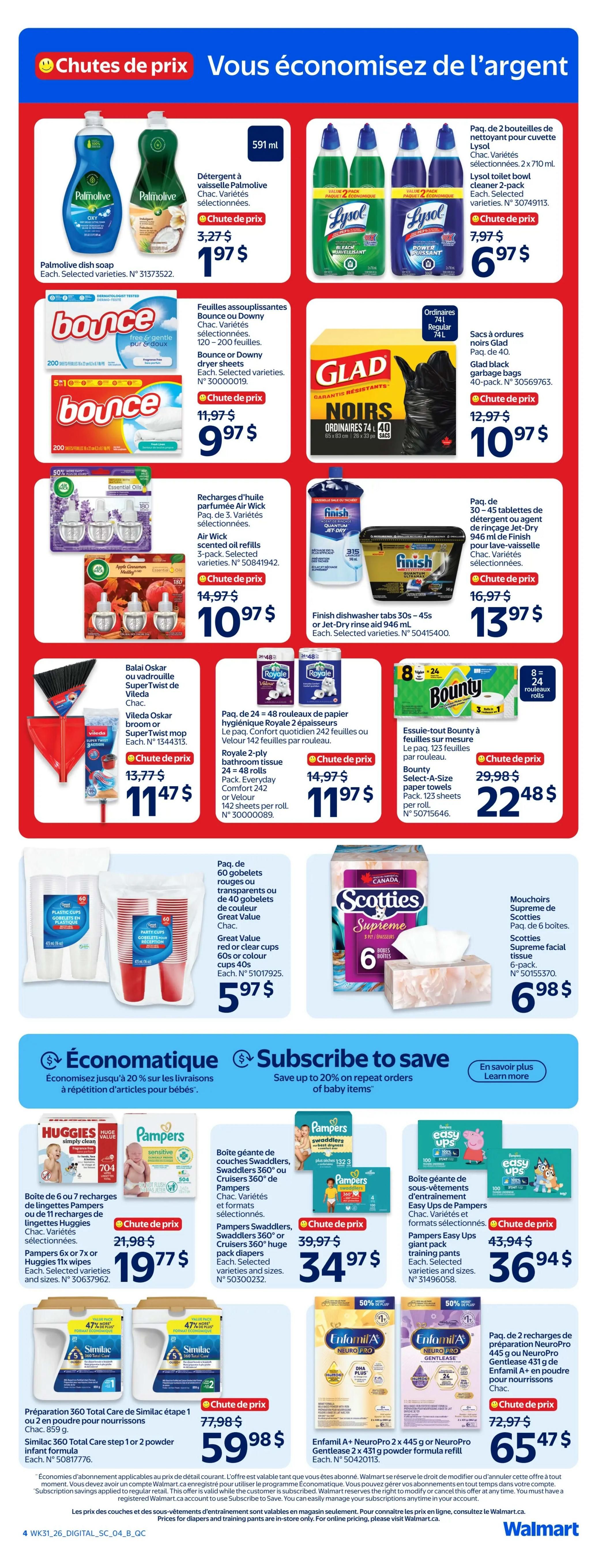 Walmart (QC) Flyer August 27 to September 2